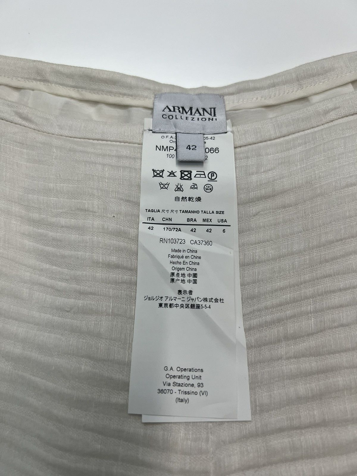 Armani Collezioni 🔥ARMANI COLLEZIONI WOMENSWEAR PANT Size 28" / US 6 / IT 42 - 6 Thumbnail