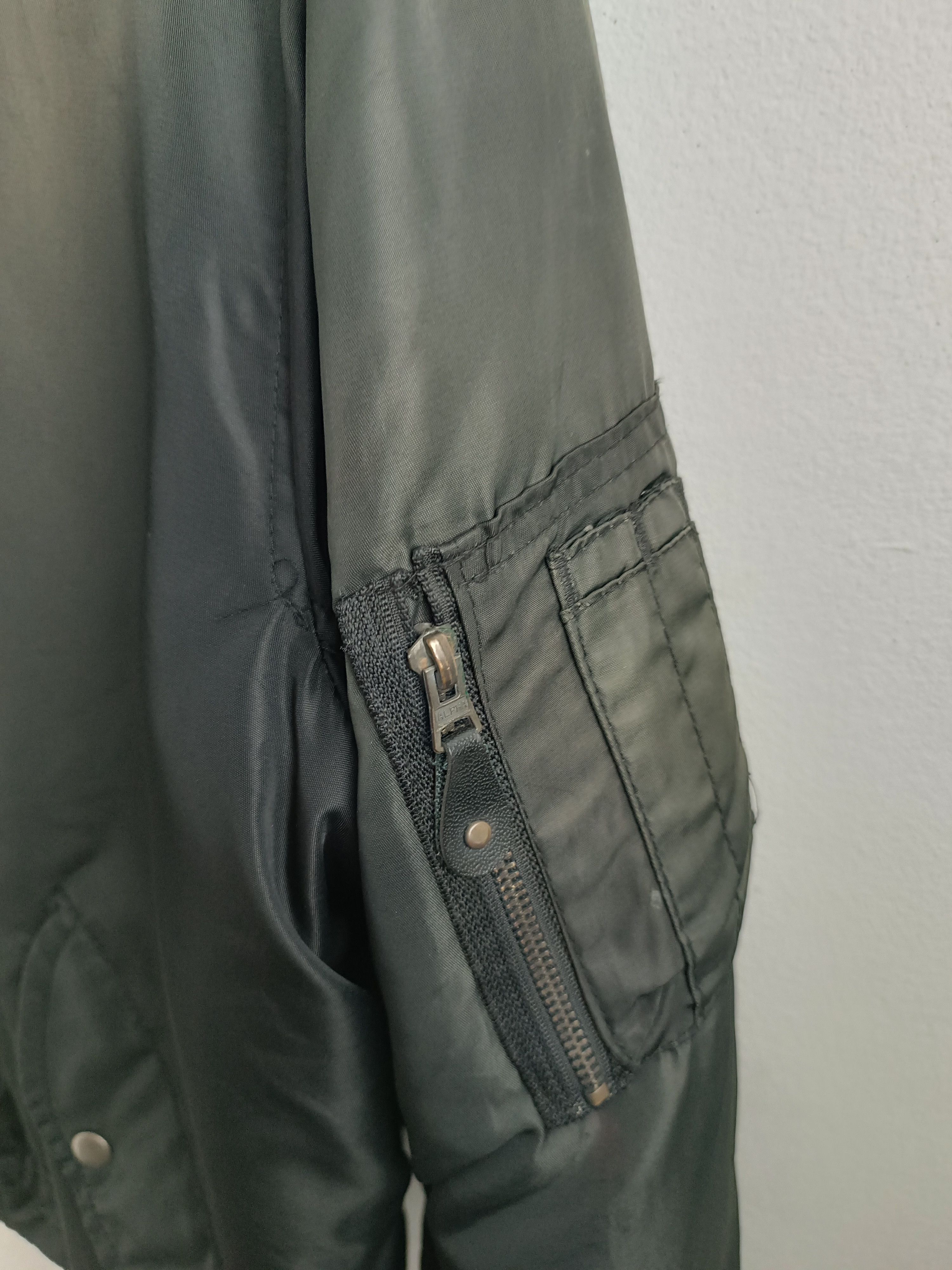 Alpha Industries VINTAGE 90S ALPHA BOMBER FIGHTER FLYERS JACKET Size US L / EU 52-54 / 3 - 15 Thumbnail
