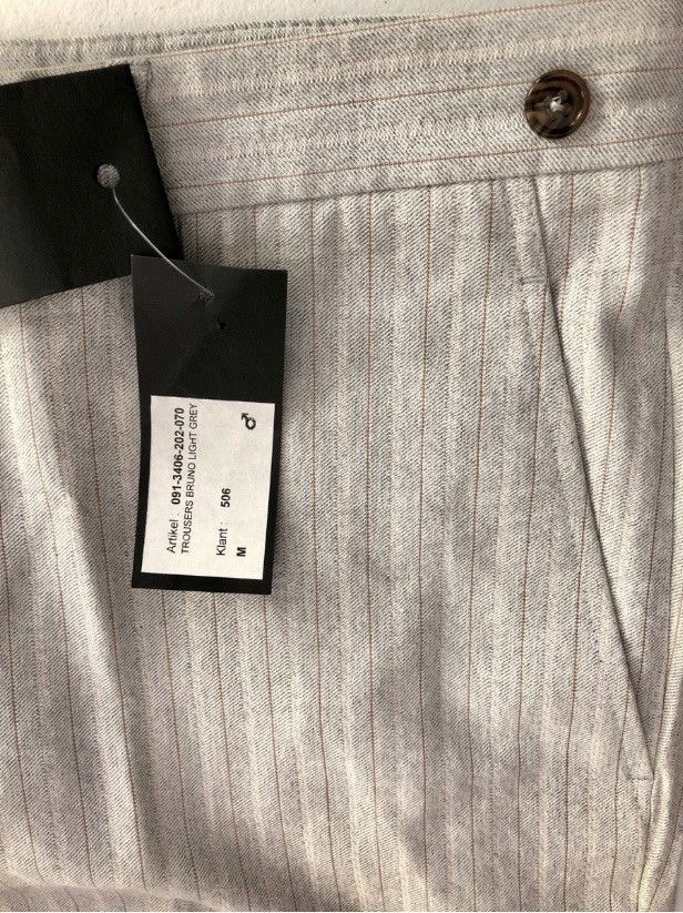Ann Demeulemeester Ann Demeulemeester 🇵🇹 grey striped pants M NEW Size US 34 / EU 50 - 12 Thumbnail