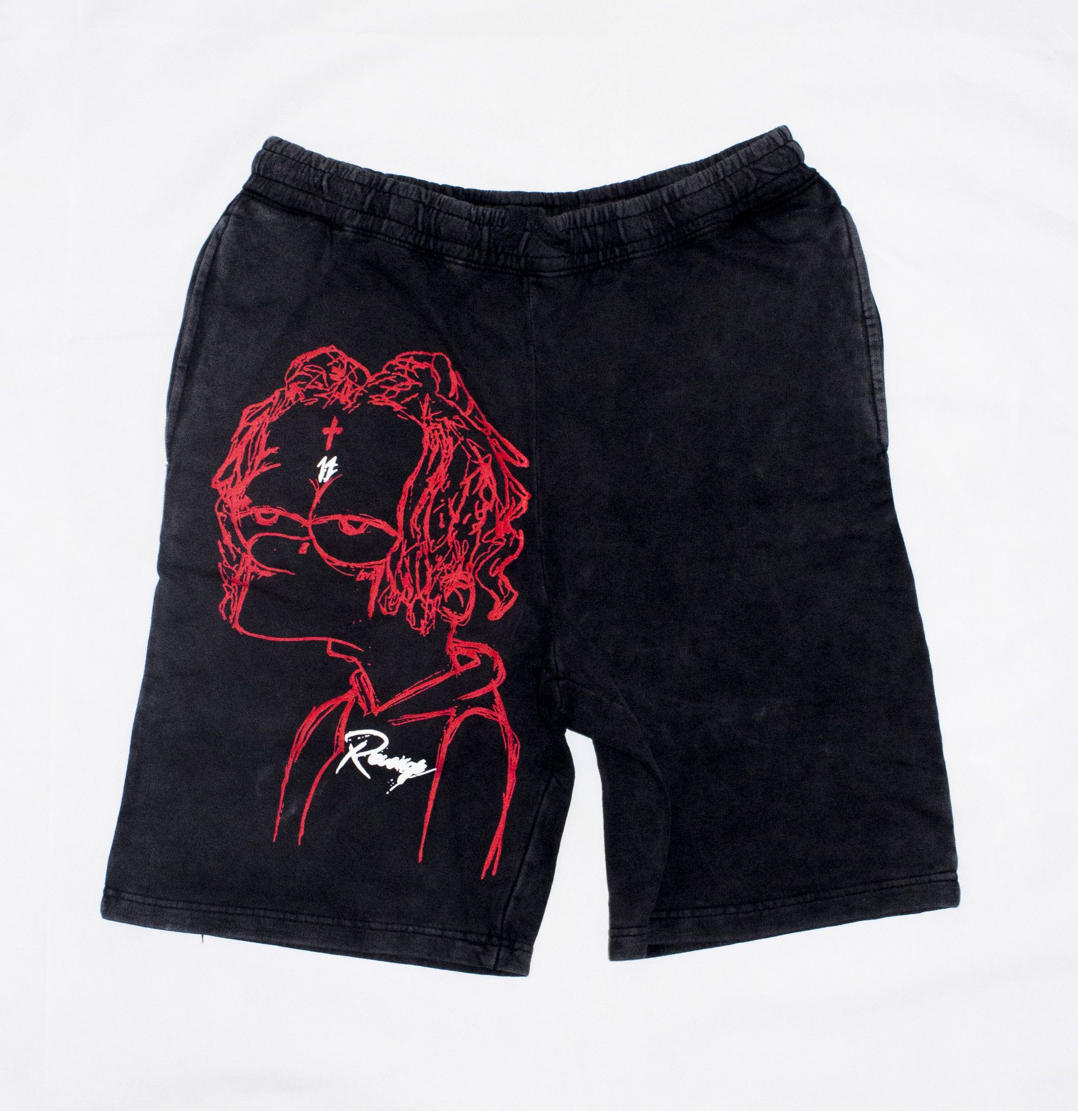 Revenge x Trippie Redd Bart Shorts Black XL