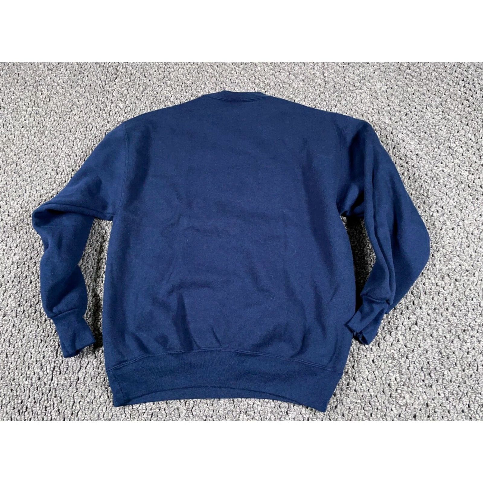 Vintage VINTAGE Signal Sweatshirt Adult Large Dark Blue Embroidered Flowers 90s Womens Size L / US 10 / IT 46 - 2 Thumbnail