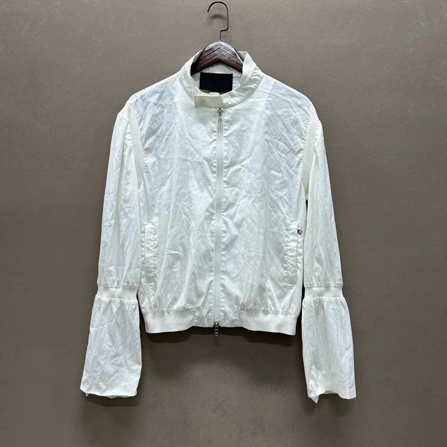 Prada Prada White Shirt Jacket XS 99 New Size XS / US 0-2 / IT 36-38 - 1 Thumbnail
