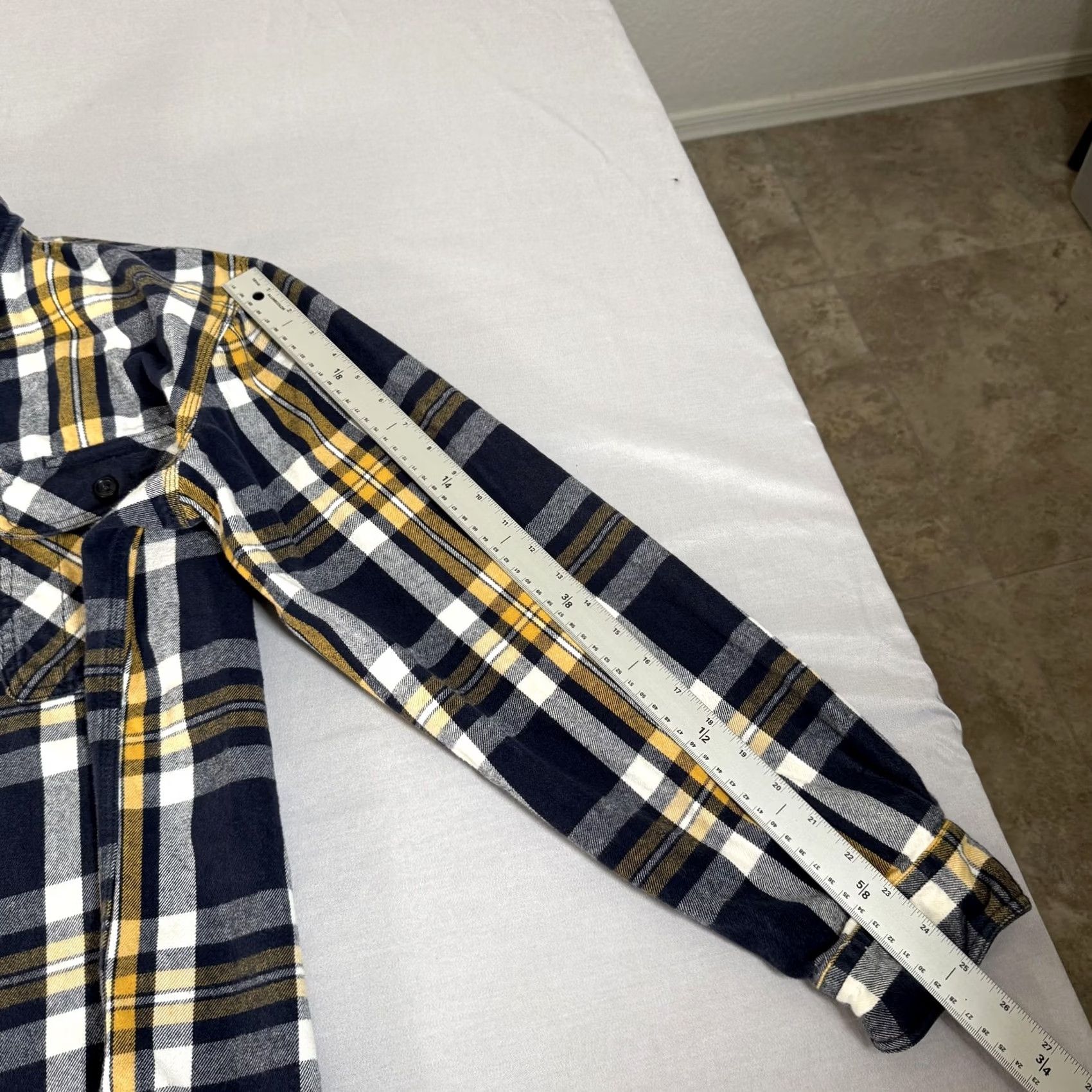 All Blues VINTAGE Five Brother Shirt Mens LT Blue Plaid Flannel Button Up Work 90s Casual Size US L / EU 52-54 / 3 - 7 Thumbnail