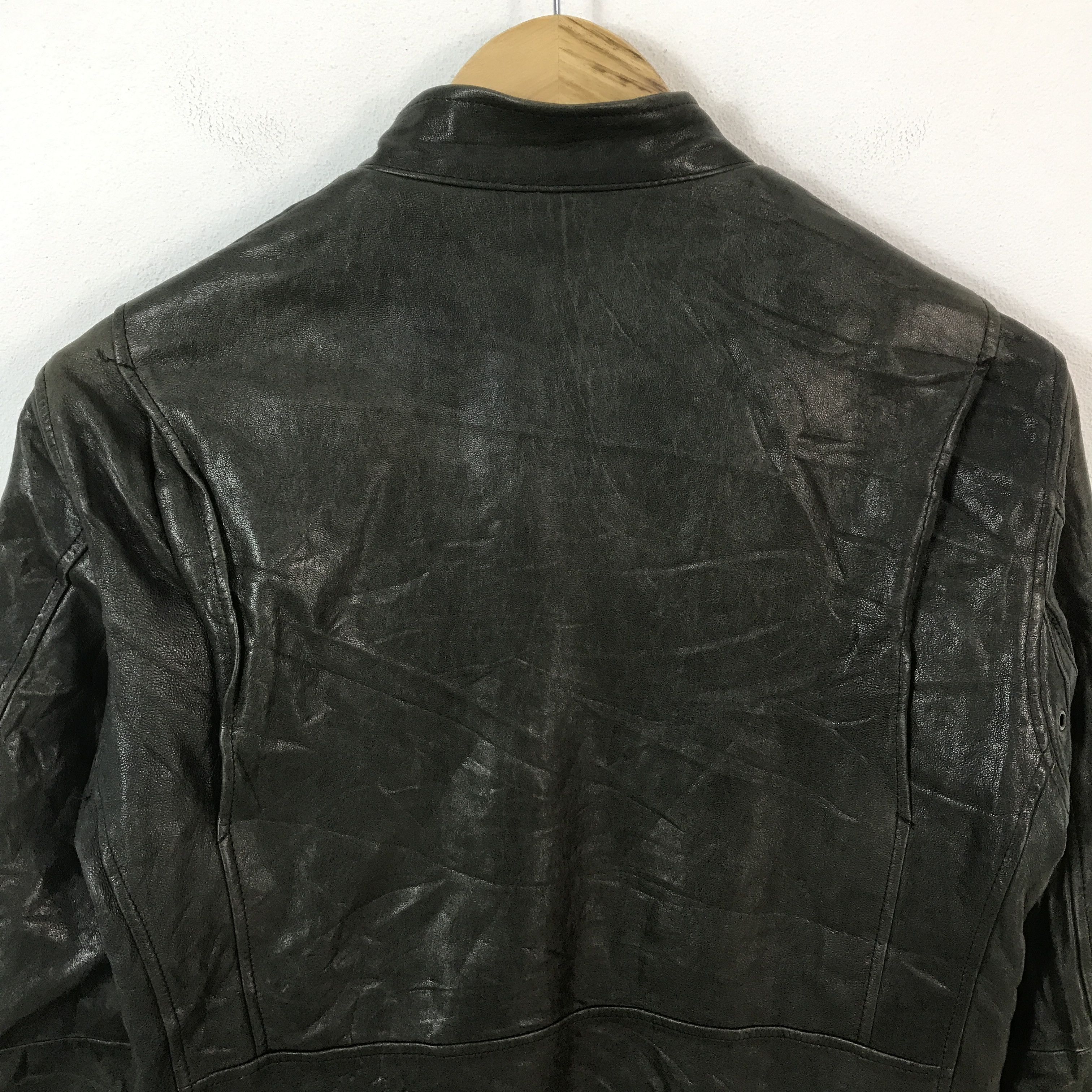 Leather Ifwiswasnine Style green label relaxing Leather Biker jacjet Size US S / EU 44-46 / 1 - 4 Thumbnail