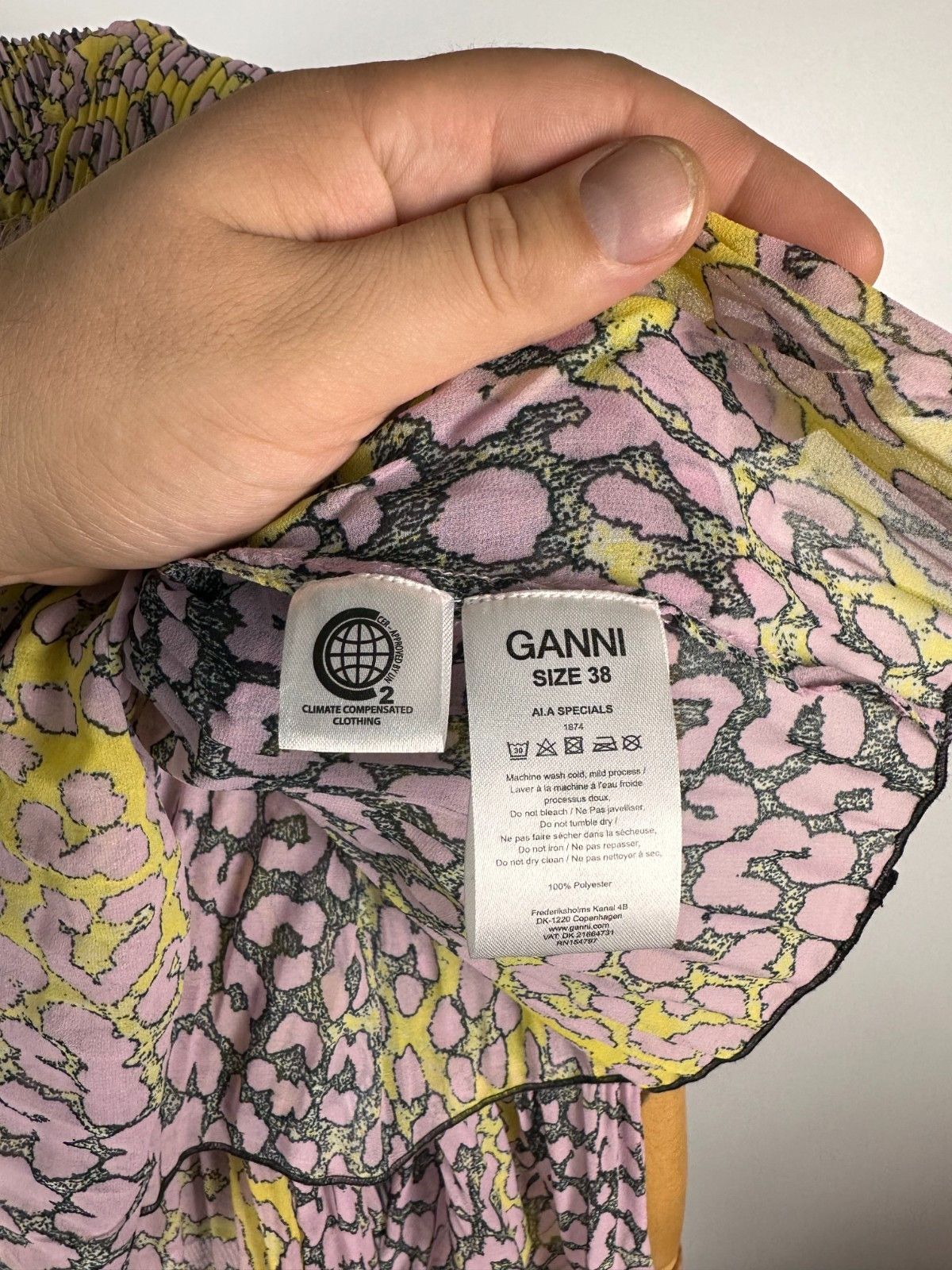 Ganni Ganni Blouse Leopard print Long Sleeve Size 38 Size XS / US 0-2 / IT 36-38 - 9 Thumbnail