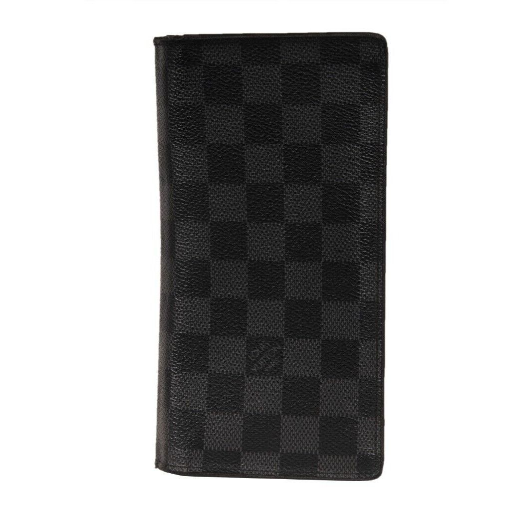Louis Vuitton Brazza Long Wallet Black Damier Graphite 16 Canvas - 02347 Size ONE SIZE - 1 Thumbnail