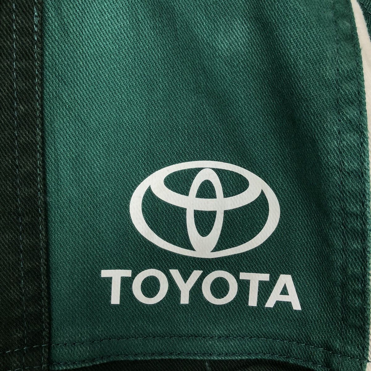 Japanese Brand 🔥90’s VINTAGE OVERALL TOYOTA TECNO WORKER BIG LOGO RACING Size US 32 / EU 48 - 12 Thumbnail