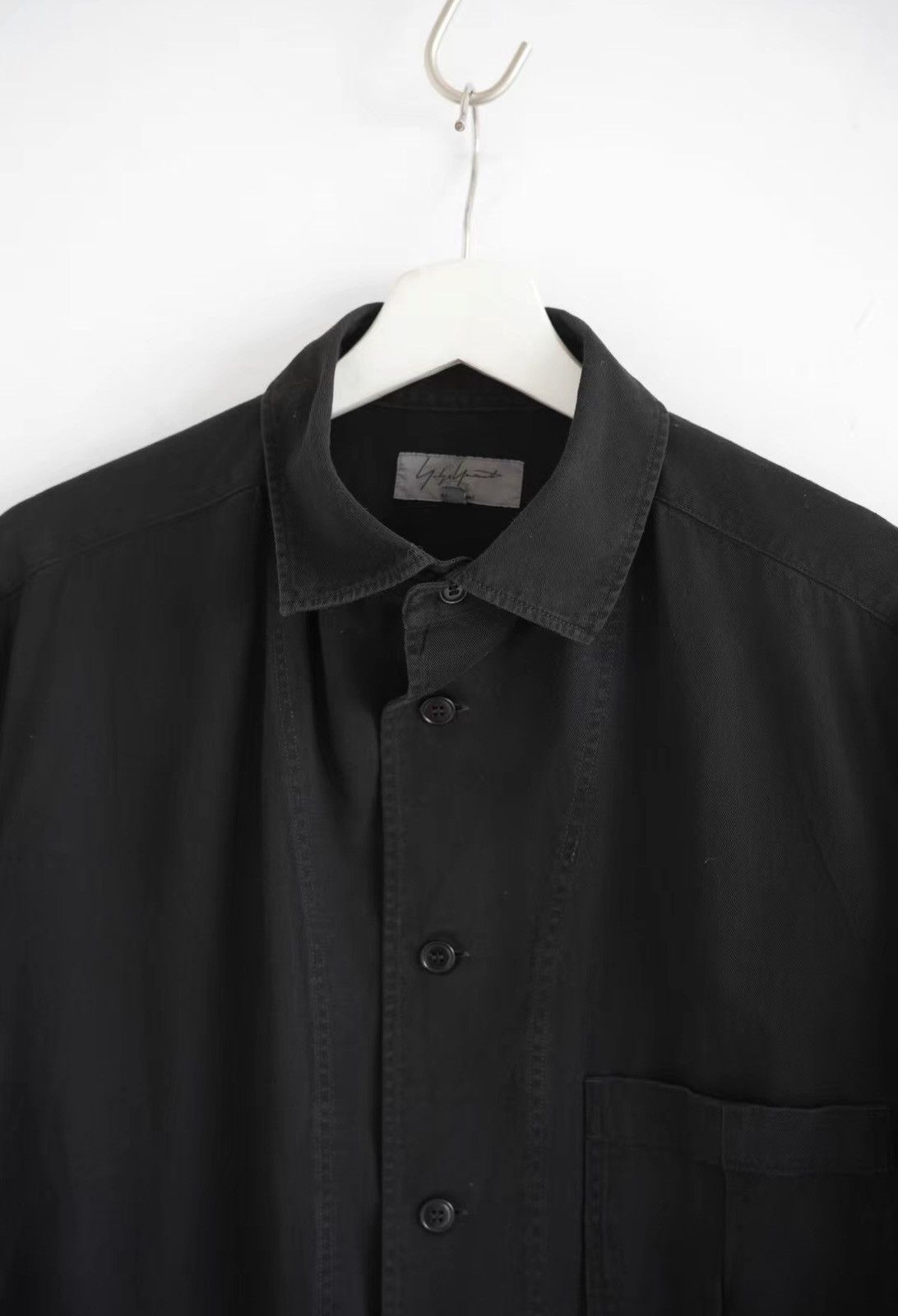 Yohji Yamamoto Yohji Yamamoto 16AW Dyed Double Pocket Long Shirt J4 Size US M / EU 48-50 / 2 - 3 Thumbnail