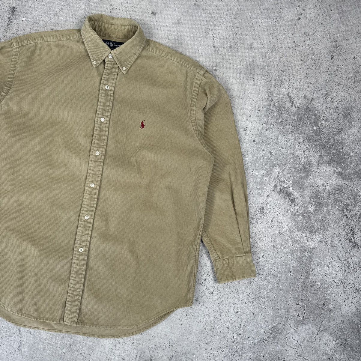 Polo Ralph Lauren Vintage Polo Ralph Lauren Velvet Button Up Shirt Overshirt Size US L / EU 52-54 / 3 - 3 Thumbnail