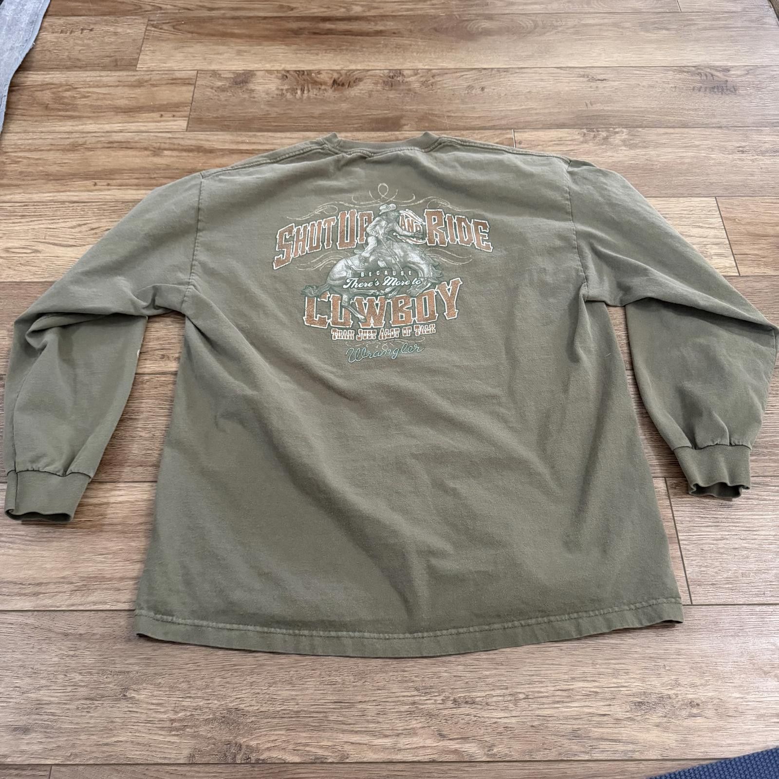 Wrangler Vintage Y2K Wrangler Cowboy Western Long Sleeve Shirt Size US XL / EU 56 / 4 - 6 Thumbnail