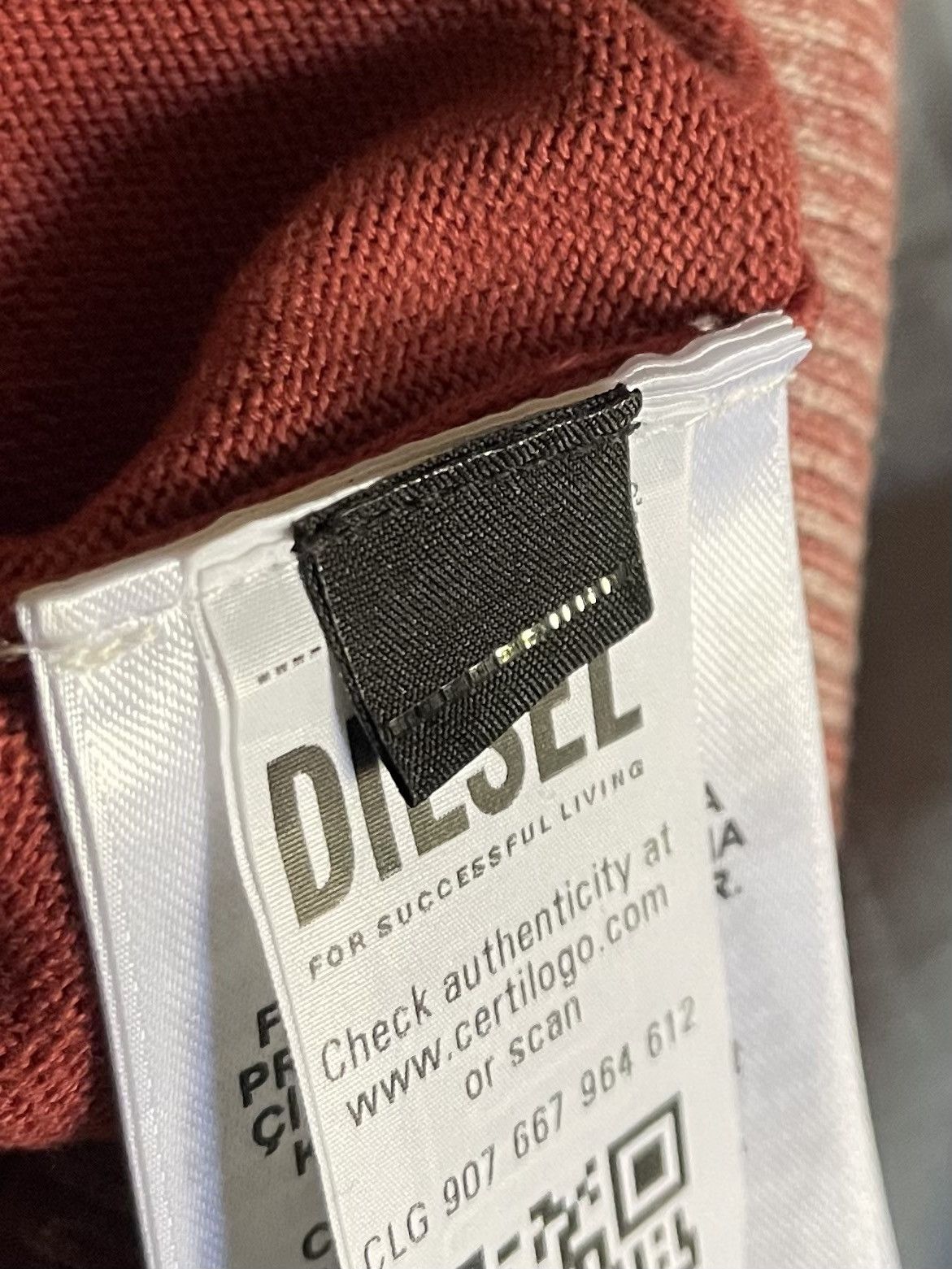 Diesel Diesel K-BELEZ Knitted Sweatshirt Flame Graphic Size M Size US M / EU 48-50 / 2 - 6 Thumbnail