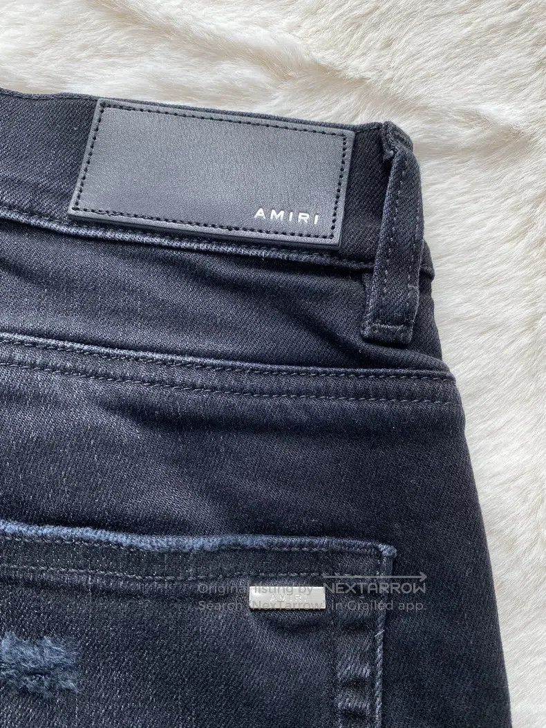 Amiri Amiri Size 30 Washed black cashew flower patchwork Trash je Size US 30 / EU 46 - 3 Thumbnail