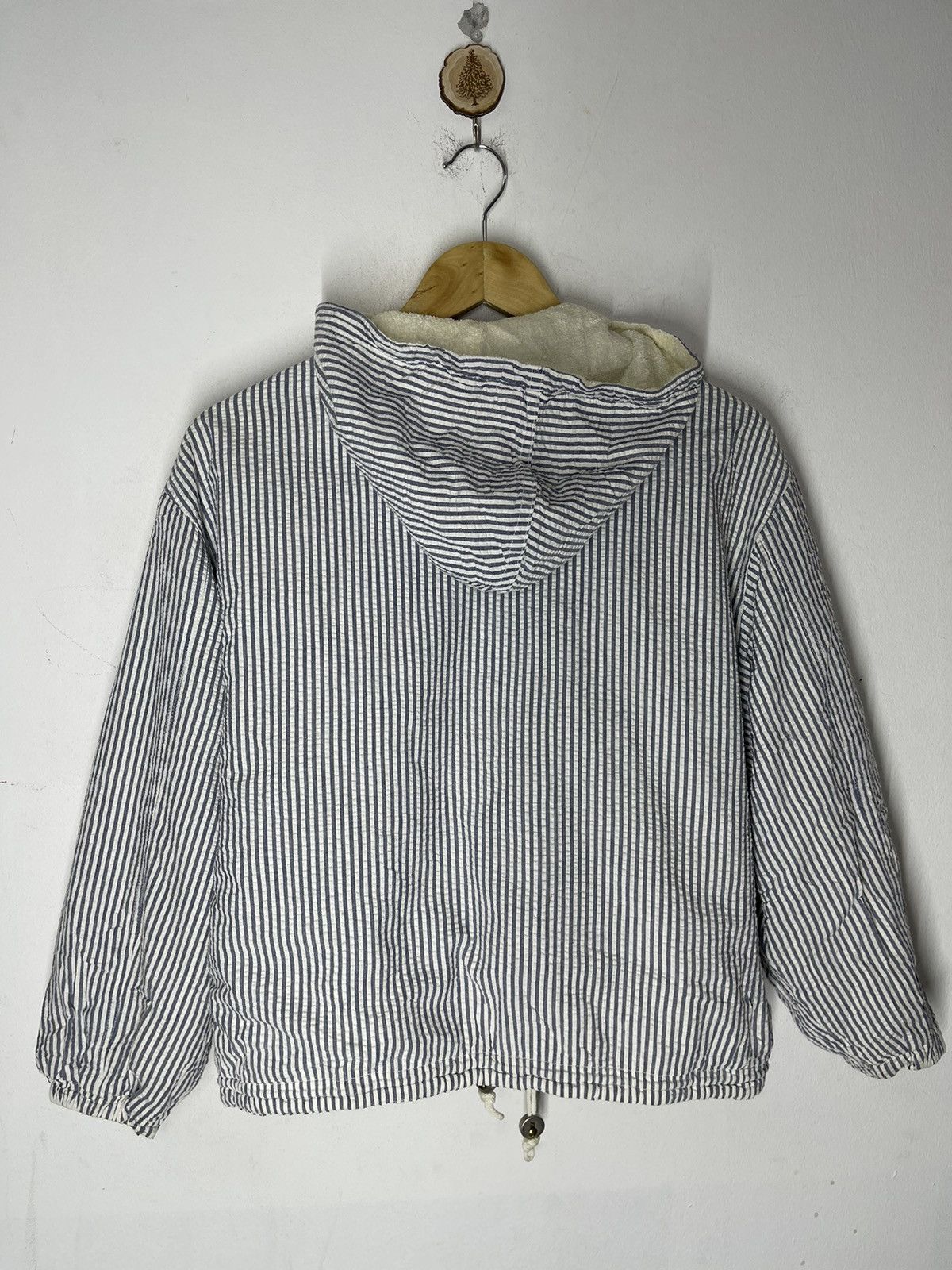 Japanese Brand Vintage Art Of Travel Japan Hickory Style Hooded Jacket Size US M / EU 48-50 / 2 - 3 Thumbnail