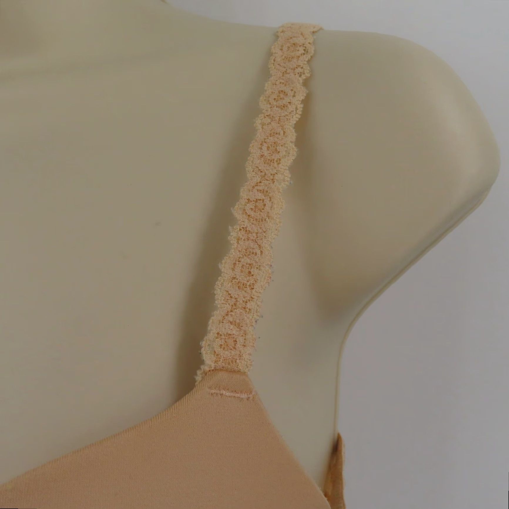 Victoria's Secret PINK Victoria's Secret 34B Push Up Bra Beige Floral Lace Underwire Padded Size ONE SIZE - 5 Thumbnail