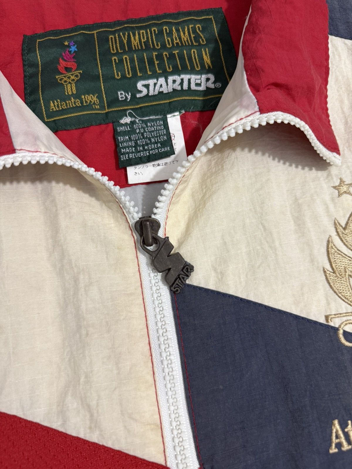 Starter Vintage sun faded atlanta 1996 olympic games starter jacket Size US XL / EU 56 / 4 - 5 Thumbnail