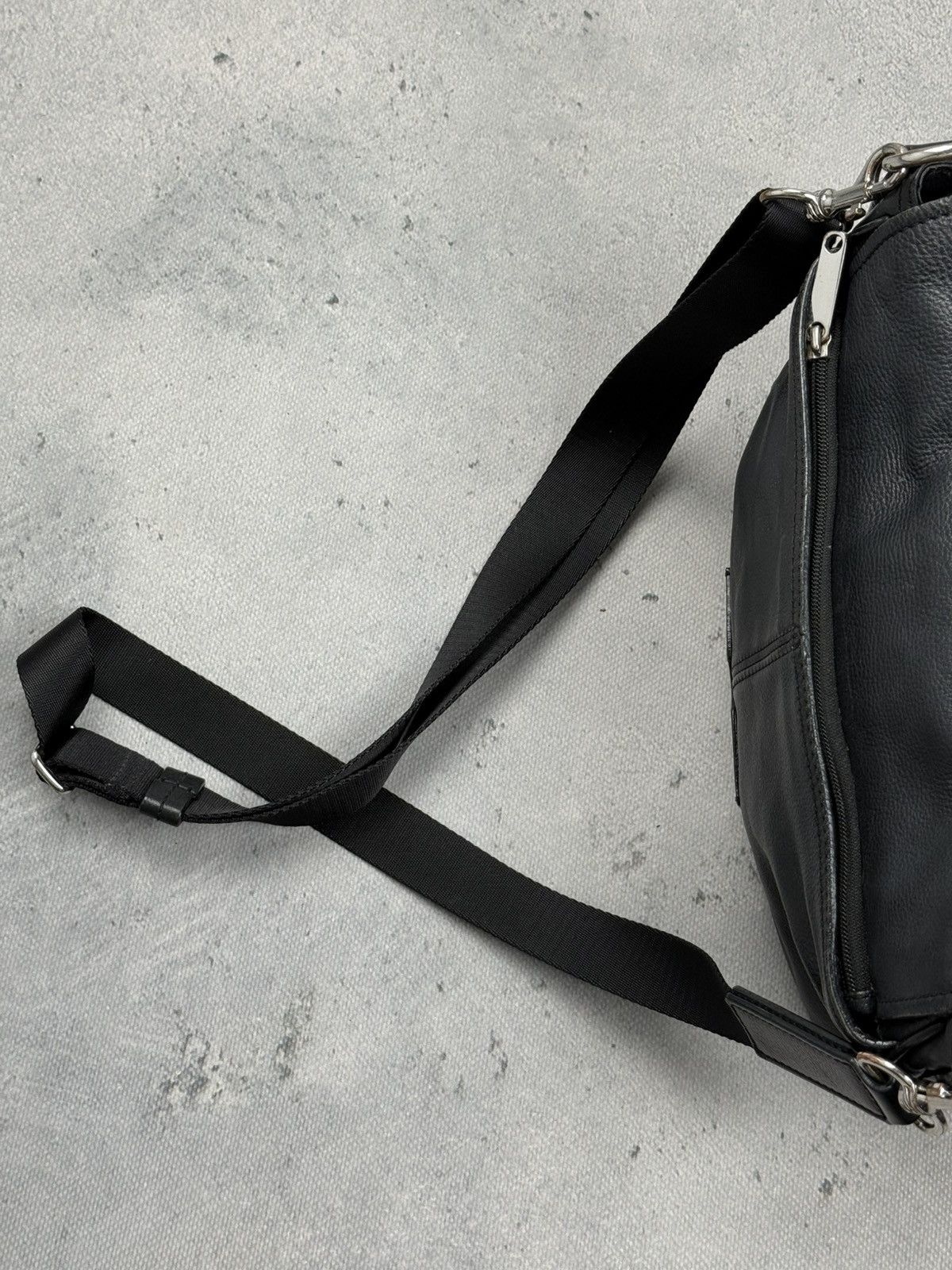 BREE VTG Bree Black Leather Shoulder Bag Crossbody Germany Design Size ONE SIZE - 17 Thumbnail