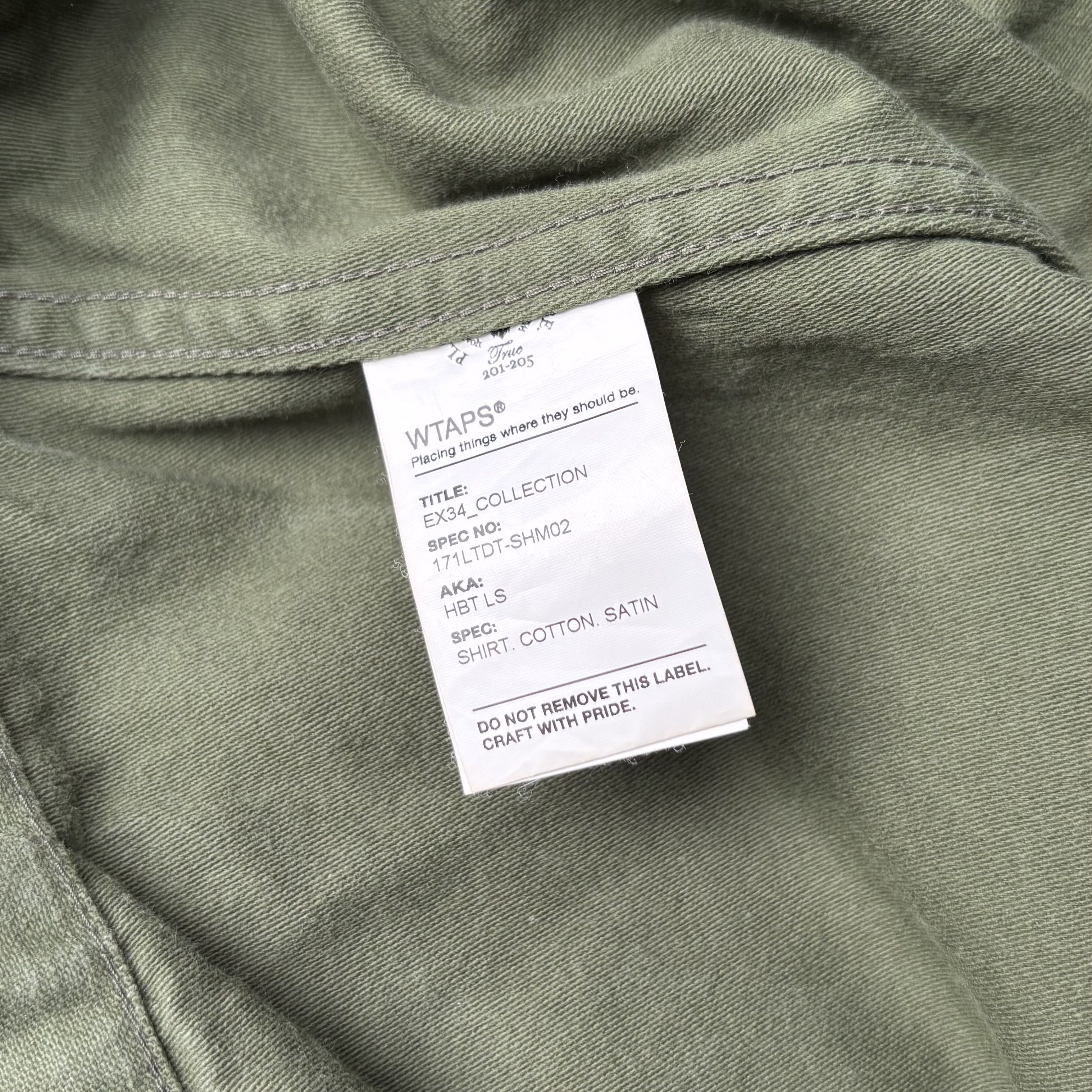 Wtaps Wtaps Hbt LS Shirt Size US S / EU 44-46 / 1 - 9 Thumbnail