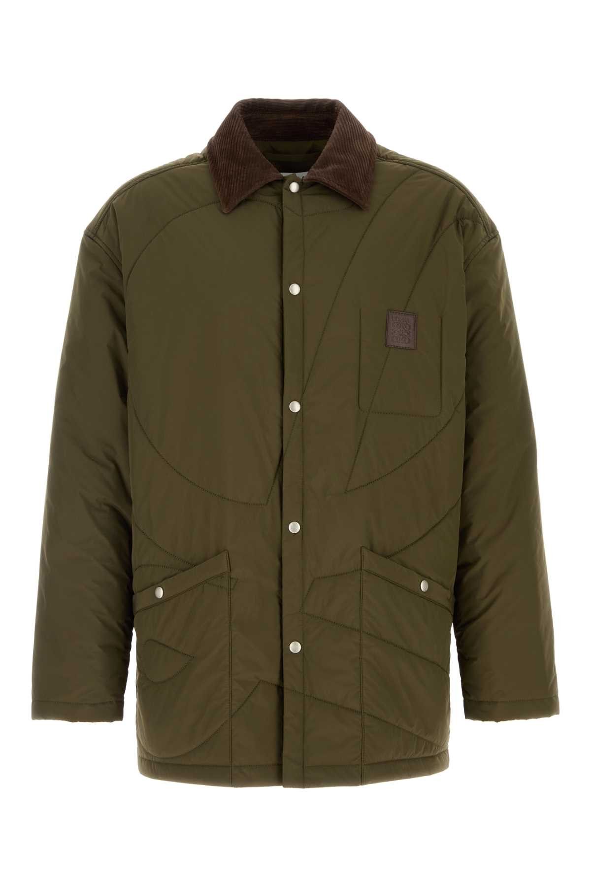 Loewe Army Green Polyester Jacket Size US L / EU 52-54 / 3 - 1 Thumbnail