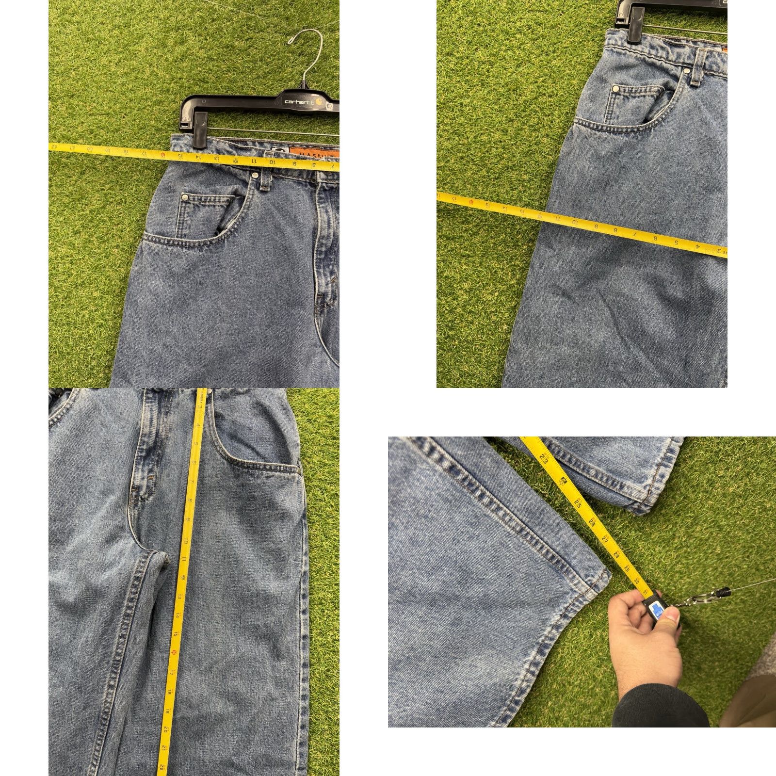 Levi's VINTAGE Levi's Silvertab MASSIVE Jeans Mens 31x30 Baggy 90s Wide Leg Y2K Skater Size US 31 - 8 Thumbnail