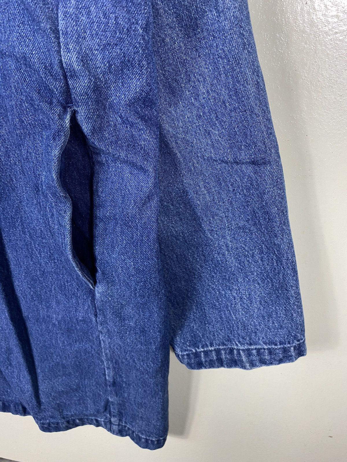 Japanese Brand × Vintage No Brand Denim Plain Button Jacket Size US XL / EU 56 / 4 - 2 Thumbnail