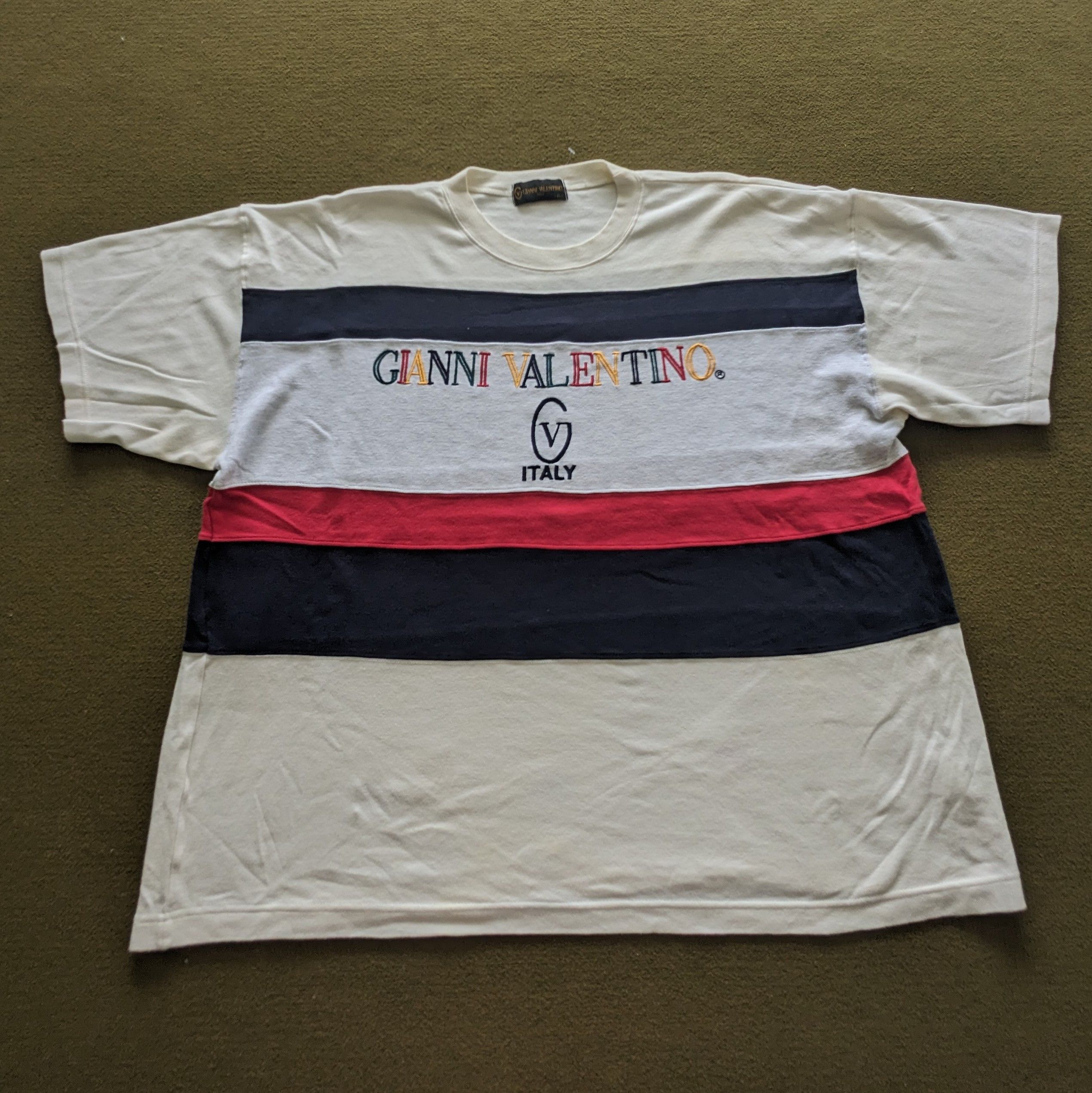 Gianni Valentino Vintage GIANNI VALENTINO Italian Fashion Brand T-shirt Size US XXL / EU 58 / 5 - 1 Thumbnail