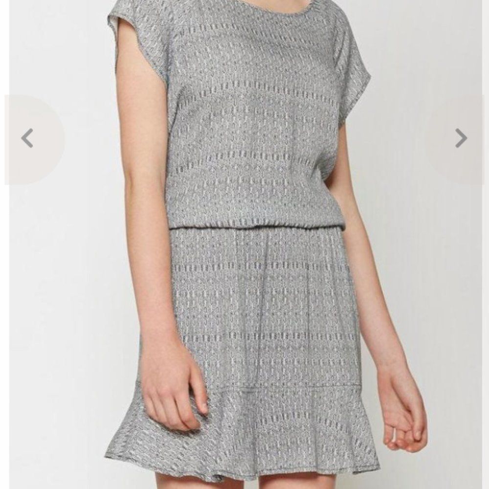 Joie Soft Joie Quora Blouson Pullover Dress Size S Keyhole Button Elastic Waist Mini Size S / US 4 / IT 40 - 5 Thumbnail