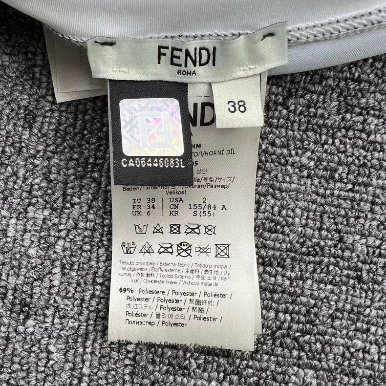 Fendi Fendi Black and White Sport Tank Top Size M / US 6-8 / IT 42-44 - 7 Thumbnail