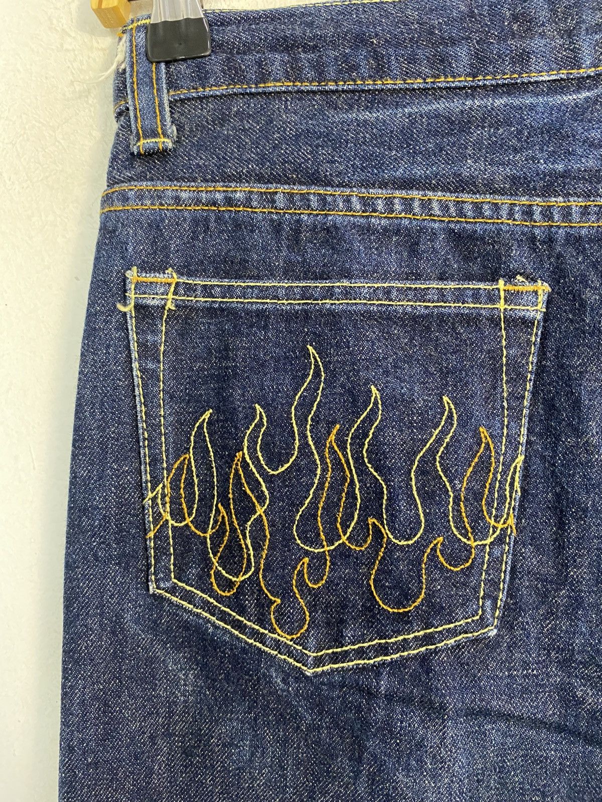 Other Miracle Woman Japan Selvedge Indigo Denim Jeans Straight Cut Size US 28 / EU 44 - 10 Thumbnail