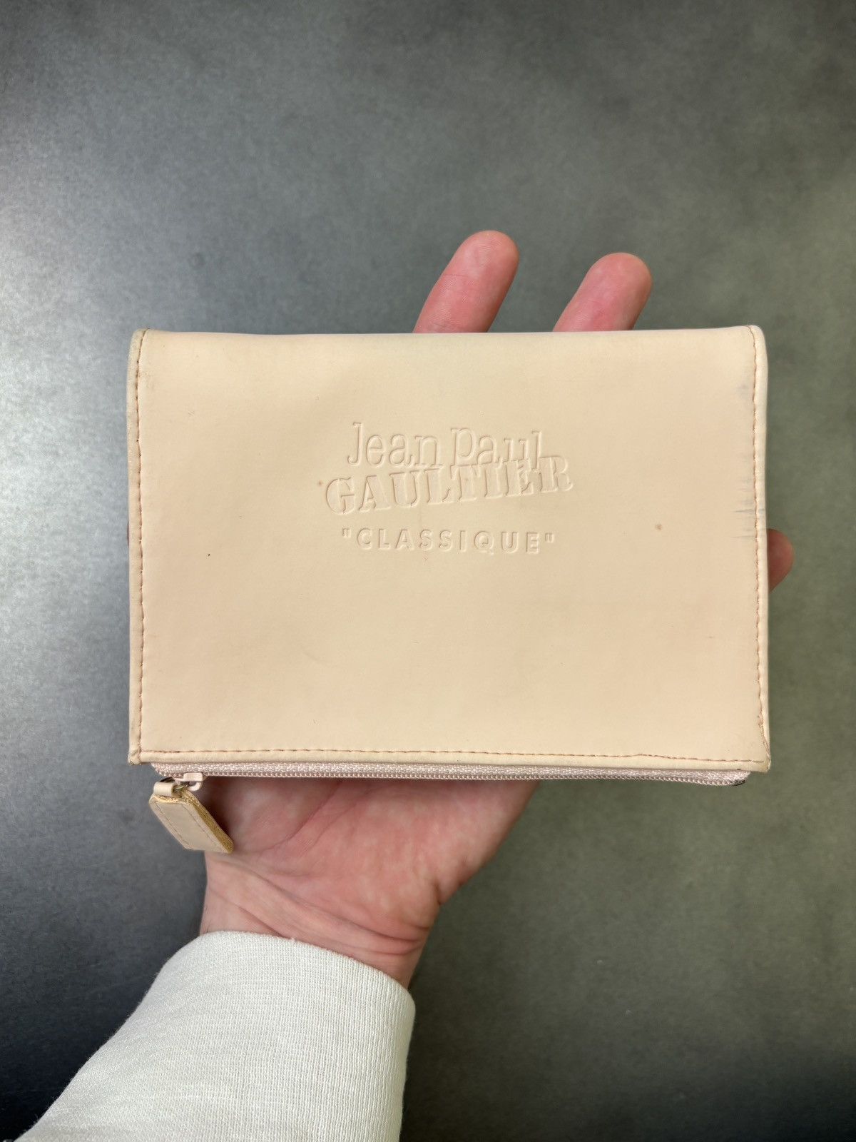 Jean Paul Gaultier × Vintage Jean Paul Gaultier Classique Cosmetics Clutch PVC Pouch Bag Size ONE SIZE - 3 Thumbnail