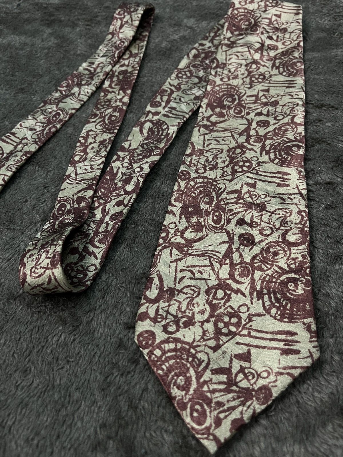 Kenzo × Vintage Kenzo Paris Silk Necktie Size ONE SIZE - 3 Thumbnail