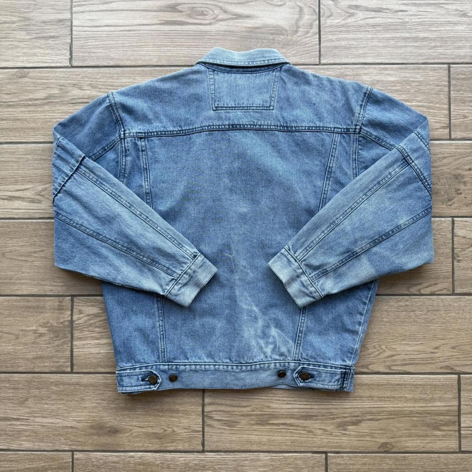 Other Y2K Polvora 00s Blue denim jacket with zipper pockets Size US M / EU 48-50 / 2 - 7 Thumbnail
