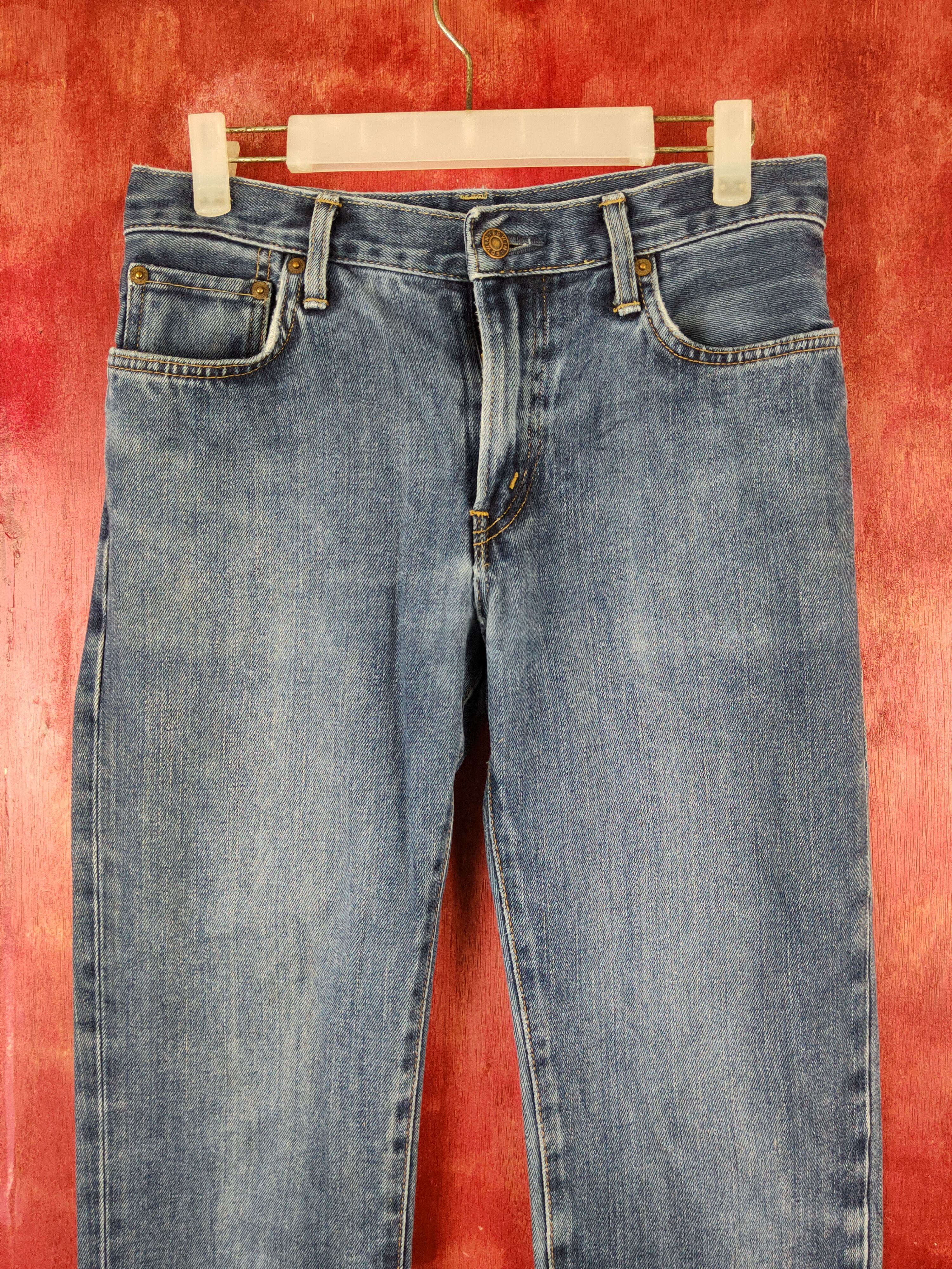 Edwin Edwin Blue Distressed Ripped Jeans #S1672 Size US 29 - 2 Thumbnail