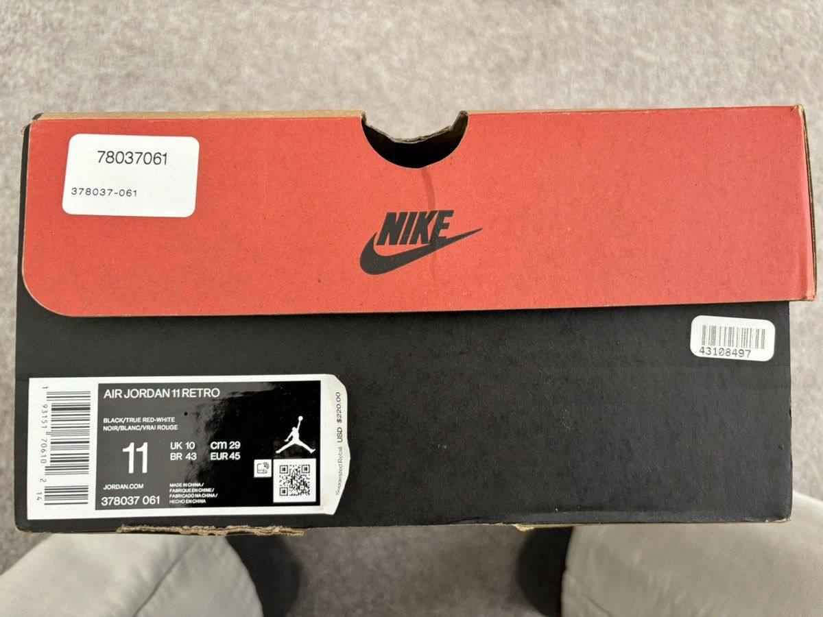 Jordan Brand × Nike Jordan 11 Retro Playoffs Bred (2019) Size US 11 / EU 44 - 14 Thumbnail