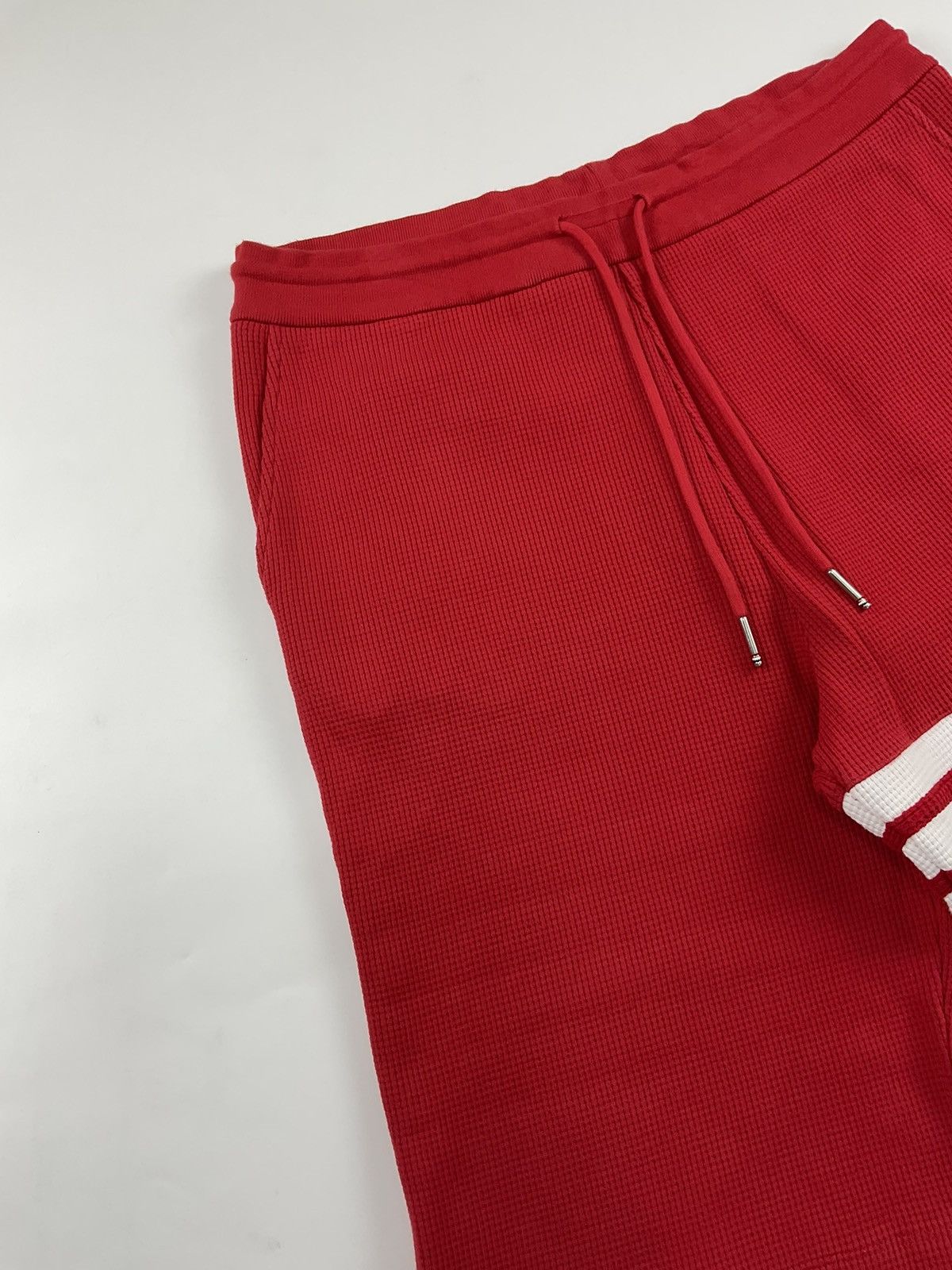 Thom Browne Thom Browne Red Compact Waffle 4-Bar Sweatshort Size US 32 / EU 48 - 5 Thumbnail