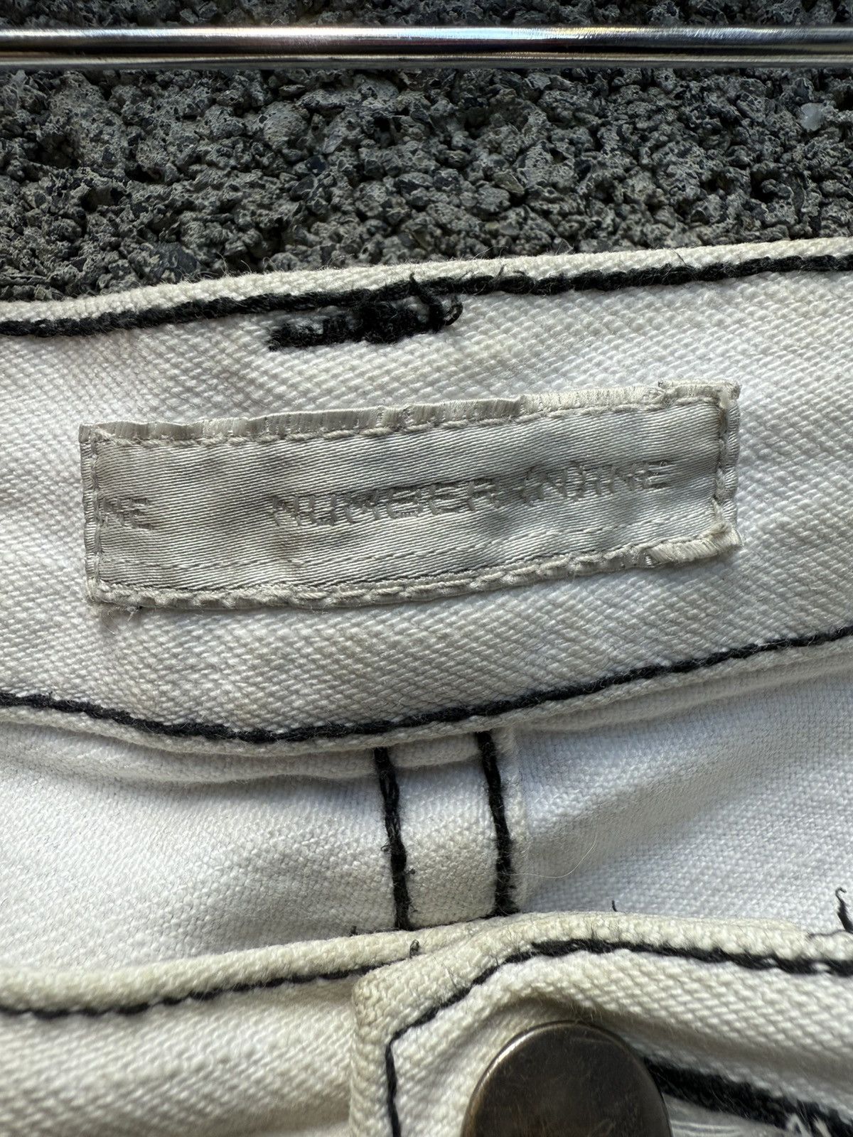 Number (N)ine AW04 Number (N)ine Patches Denim Size US 32 / EU 48 - 5 Thumbnail