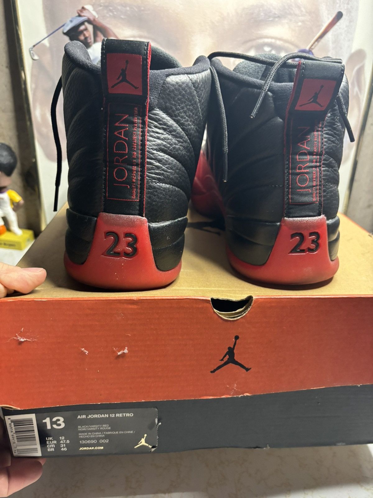 Jordan Brand Jordan Retro 12 ‘flu game’ Size US 13 / EU 46 - 7 Thumbnail