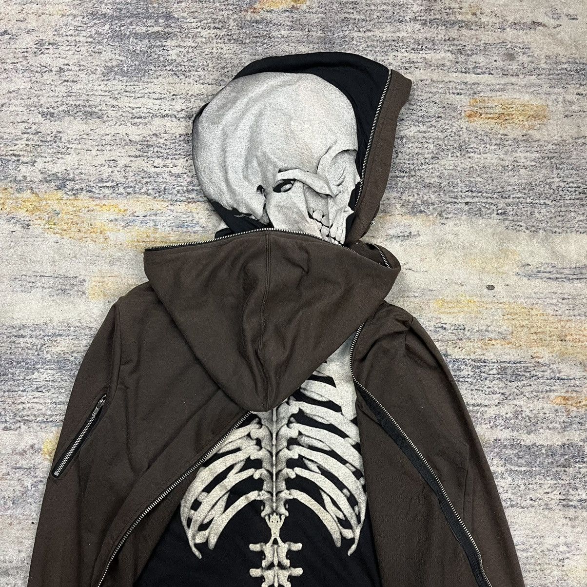 If Six Was Nine × Le Grande Bleu (L.G.B.) × PPFM Rare PPFM seditionaries multi zipper skeleton zip hoodie Size US M / EU 48-50 / 2 - 5 Thumbnail