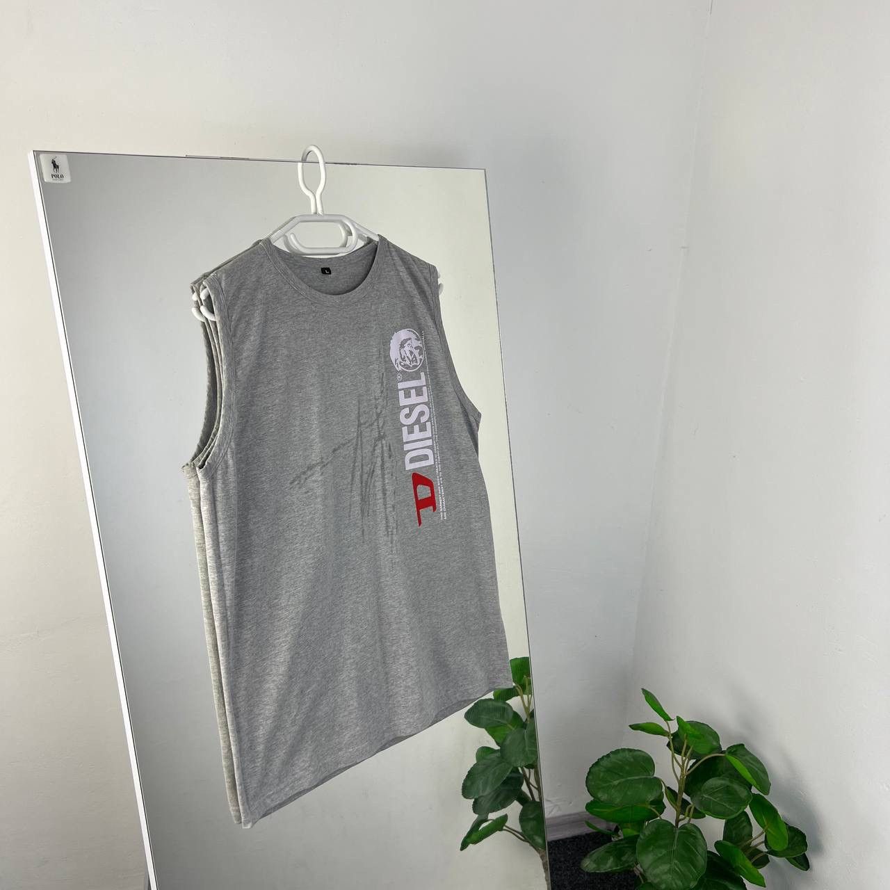Diesel Vintage Y2K Diesel Big Logo Tank Top Streetwear 90s Style Size US L / EU 52-54 / 3 - 1 Thumbnail