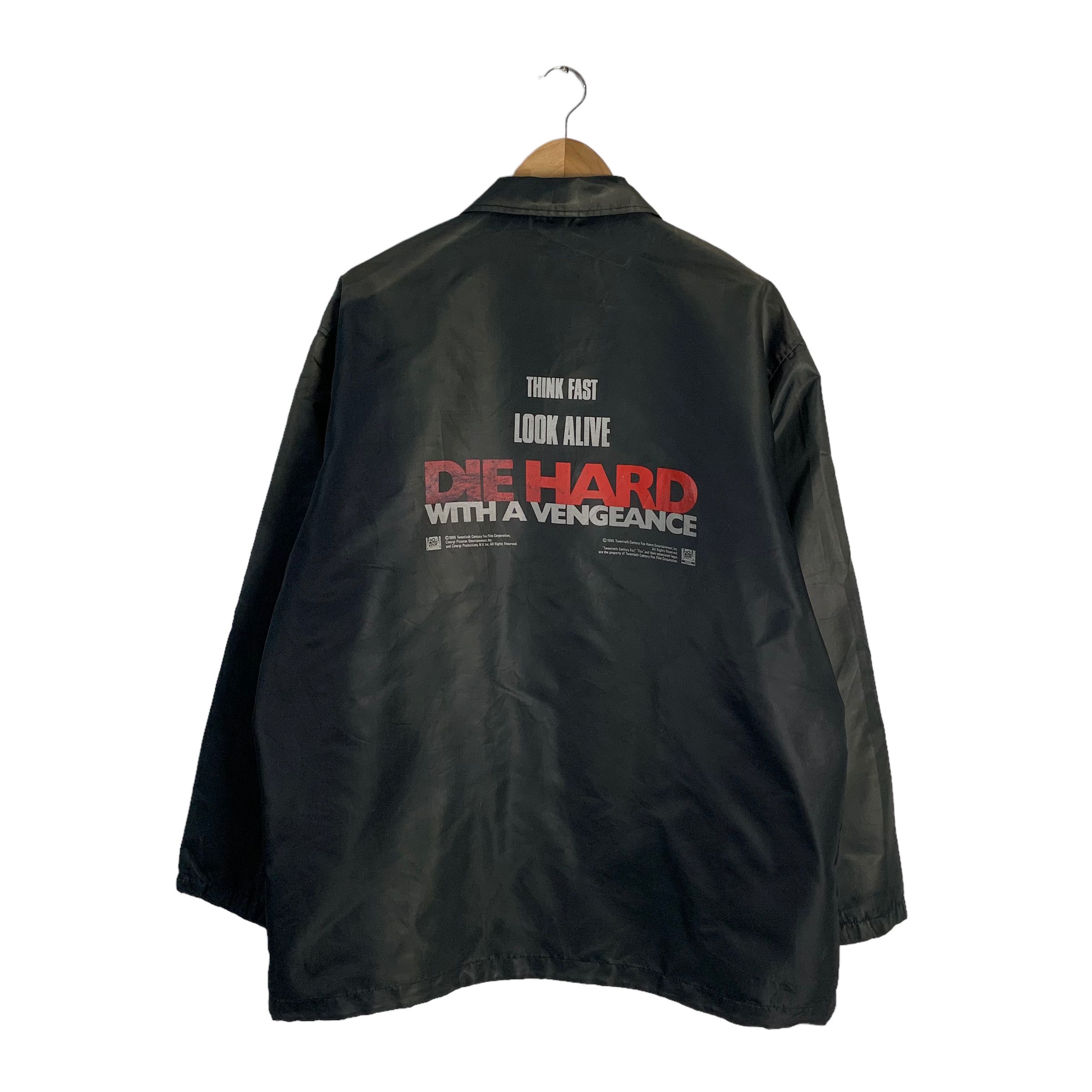 image of Movie x Vintage 1995 Die Hard With A Vengeance Jacket in Black, Men's (Size XL)