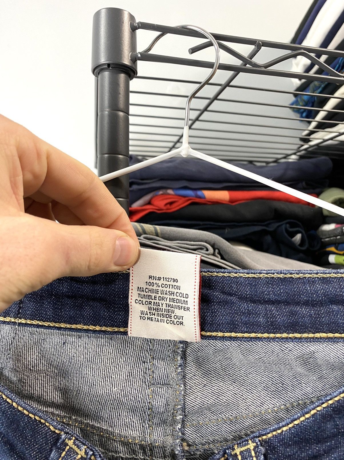 Other 90’s Vintage True Religion Made In USA Blue Denim Pants Size 28" / US 6 / IT 42 - 7 Thumbnail