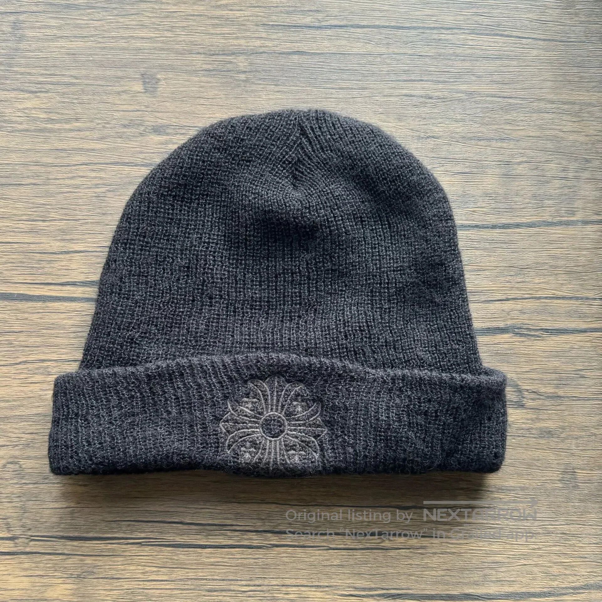 Chrome Hearts chrome hearts black embroidered knit beanie. Size ONE SIZE - 1 Thumbnail