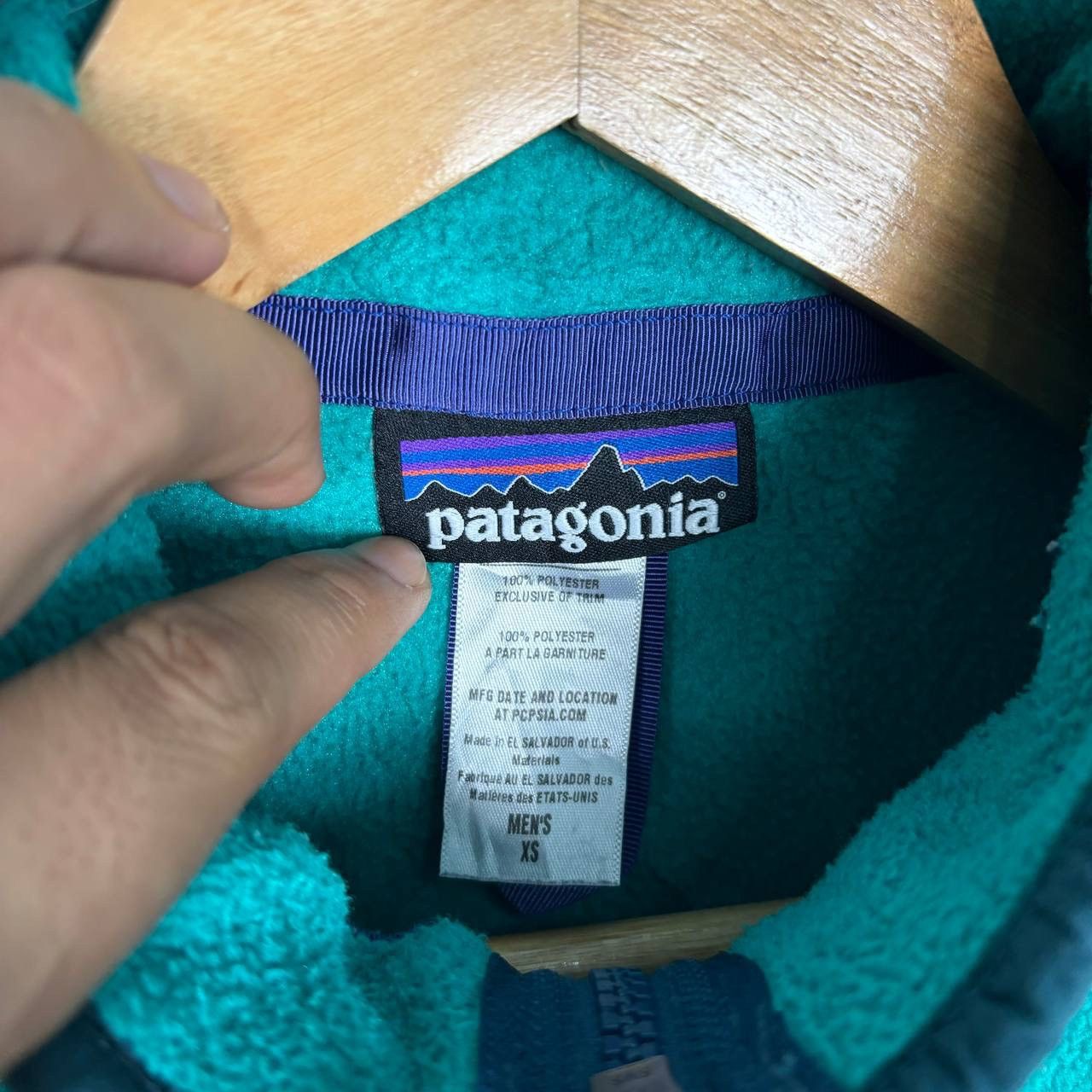 Patagonia PATAGONIA M’S KARSTENS VEST GREEN FLEEC JACKET Size US XS / EU 42 / 0 - 5 Thumbnail