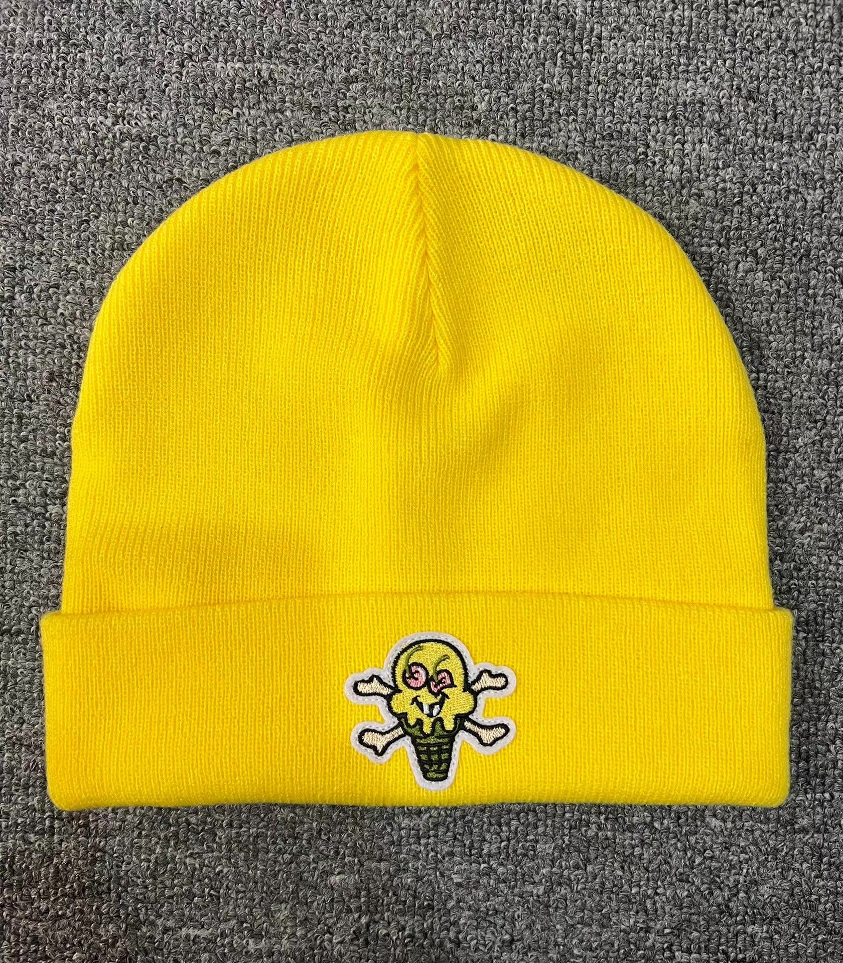 Billionaire Boys Club 22FW BBC ICECREAM Embroidered Skull Ice Cream Beanie Q7 Size ONE SIZE - 1 Thumbnail