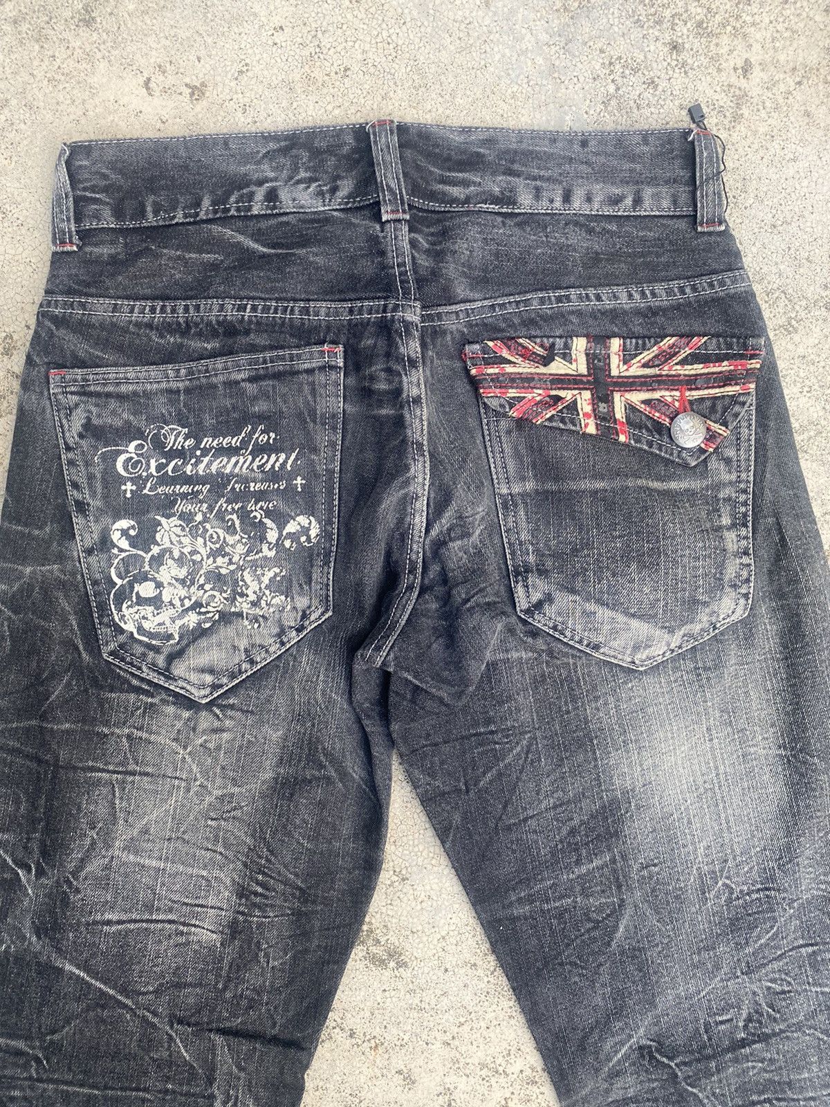 Japanese Brand Japanese Brand Root Three Clawmark British Flag Denim Size US 29 - 17 Thumbnail