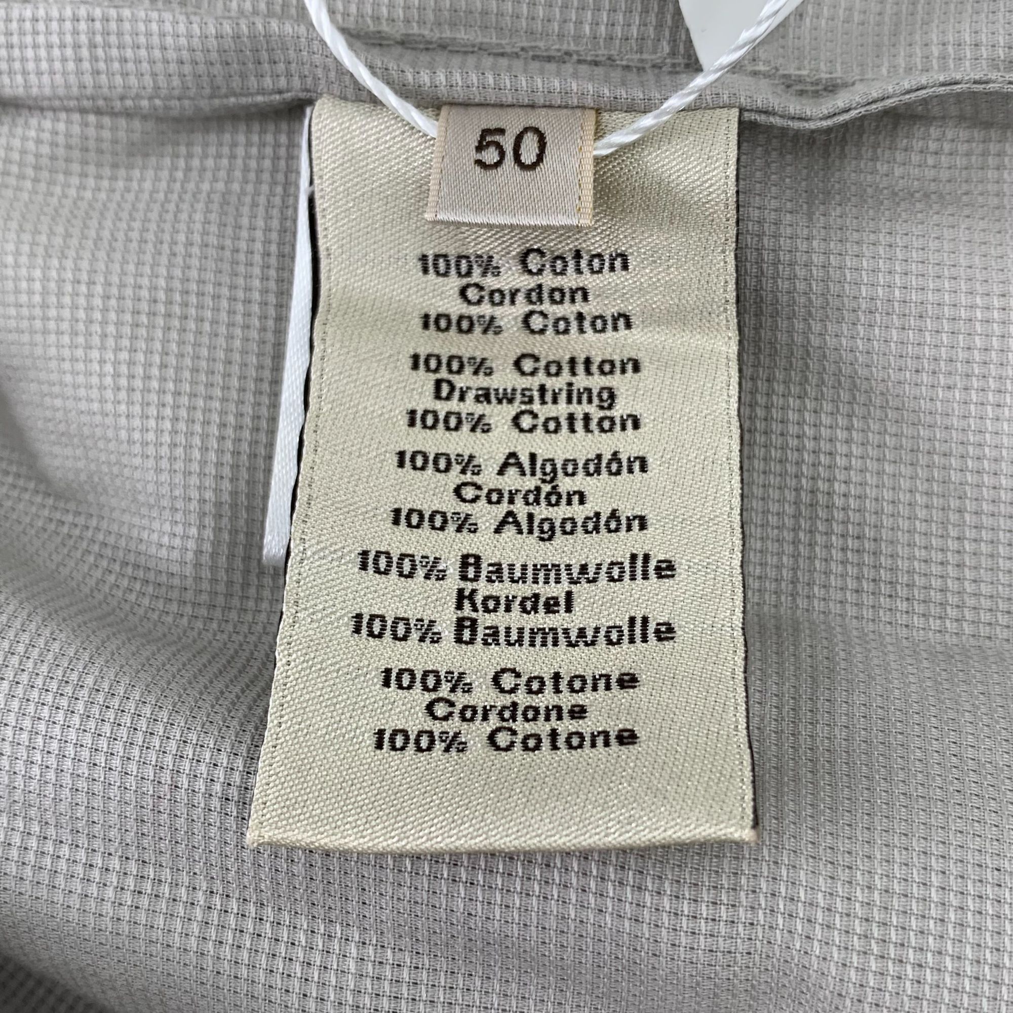 Hermes Hermes Mens Cotton Hooded Jacket With Large Pockets Size 50 Size US M / EU 48-50 / 2 - 4 Thumbnail