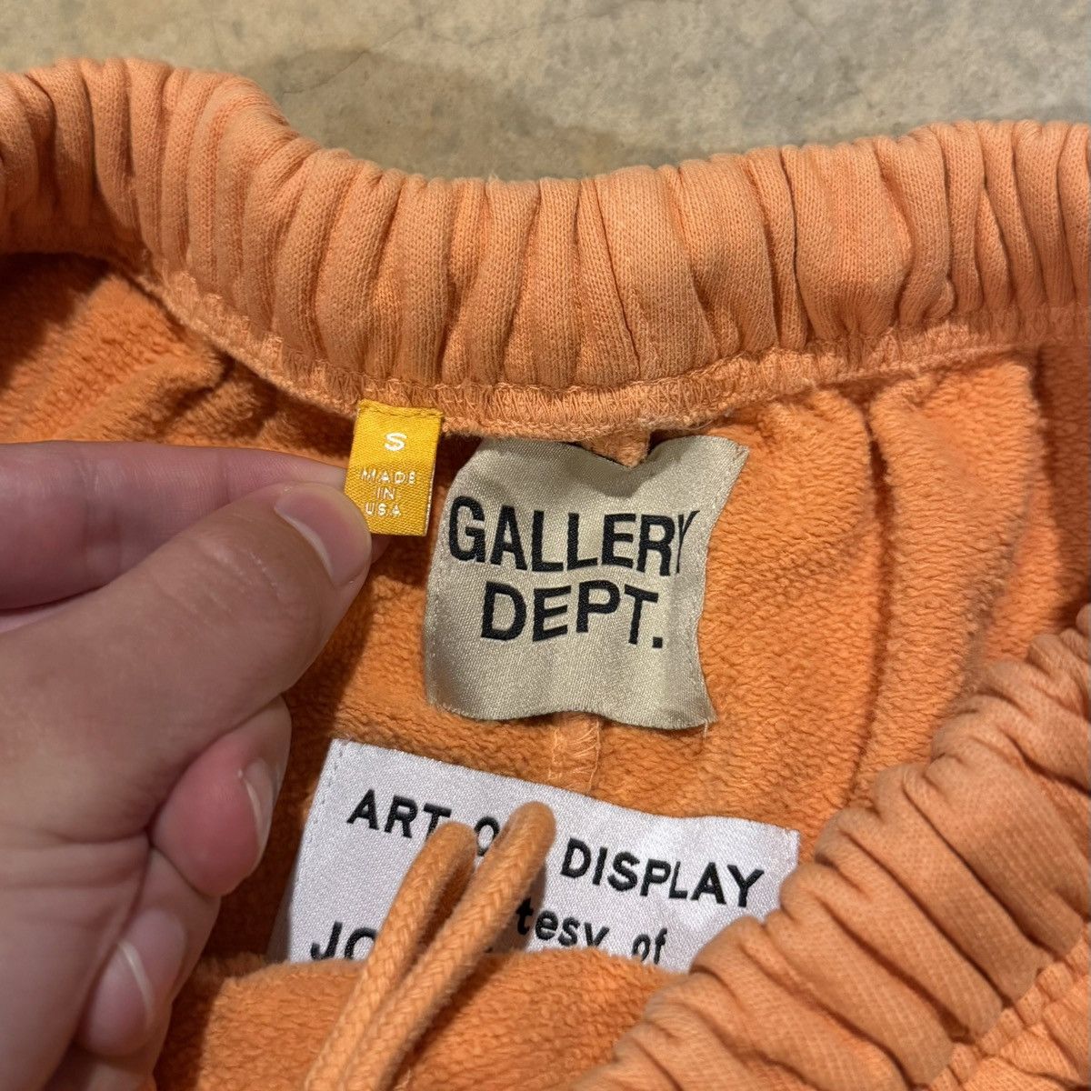 Gallery Dept. Gallery Dept G.I. Sweat Shorts Orange Distressed Size US 28 / EU 44 - 6 Thumbnail