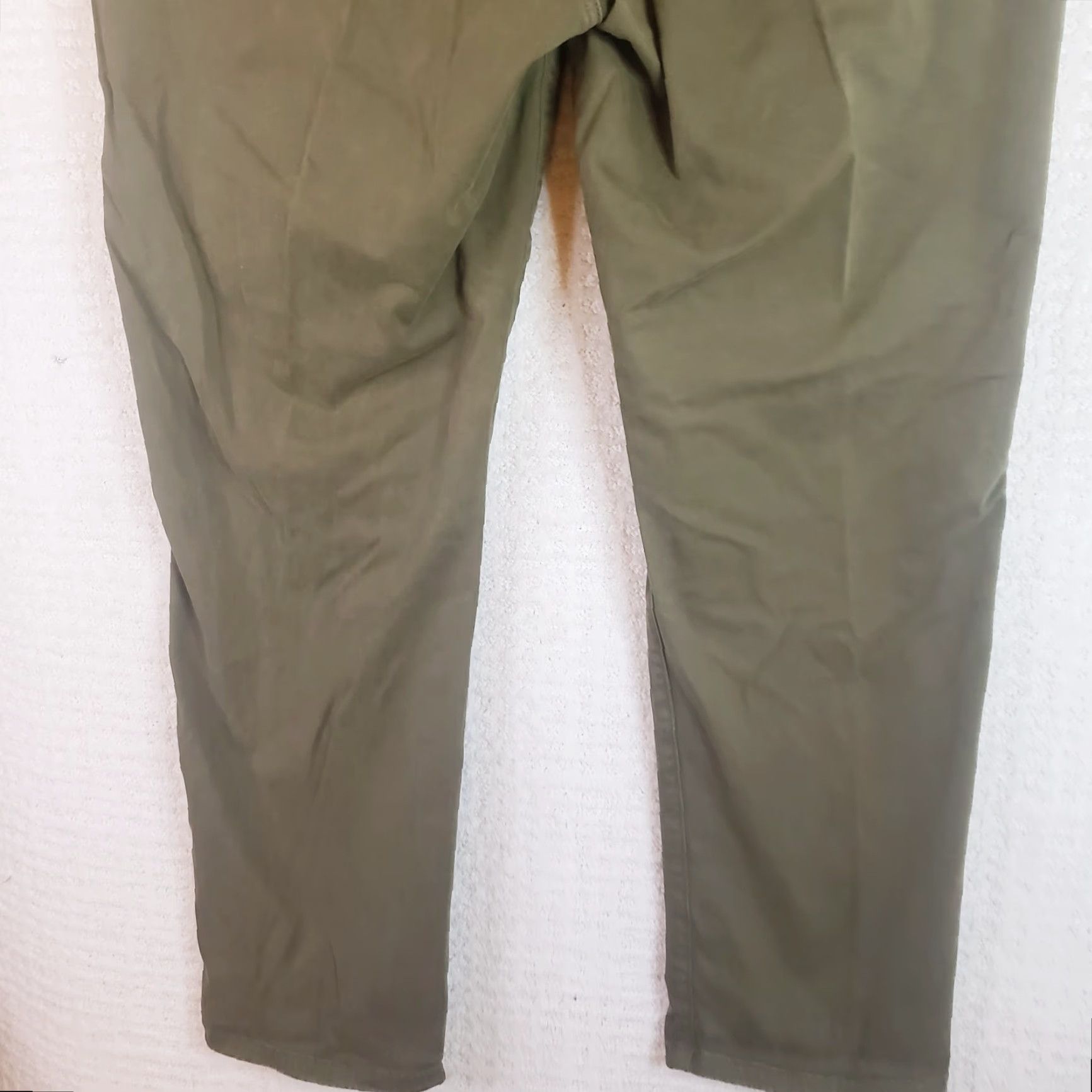 Lucky Brand Lucky Brand 410 Athletic Slim Jeans Mens 38x30 Green Khaki Stretch Denim Zip Button Tapered Preppy USA USA Theme Logo Size US 38 / EU 54 - 7 Thumbnail