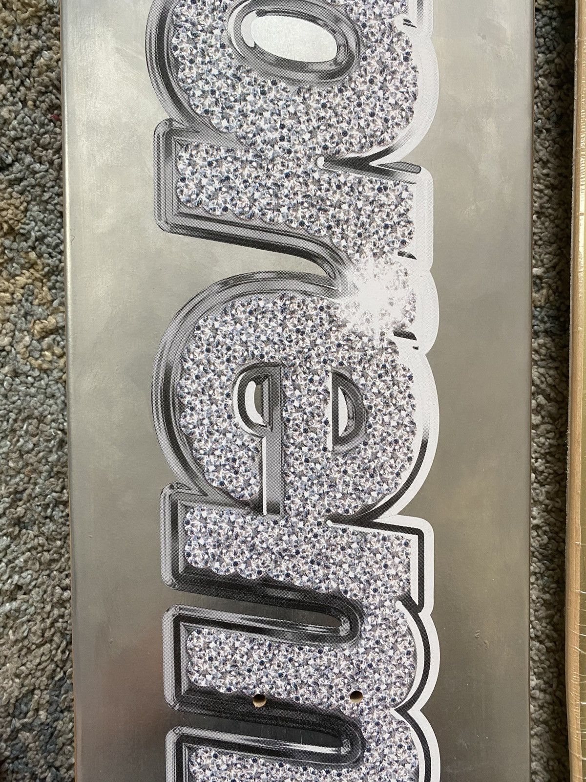 Supreme 2013 Bling Logo Skateboard Deck Set
