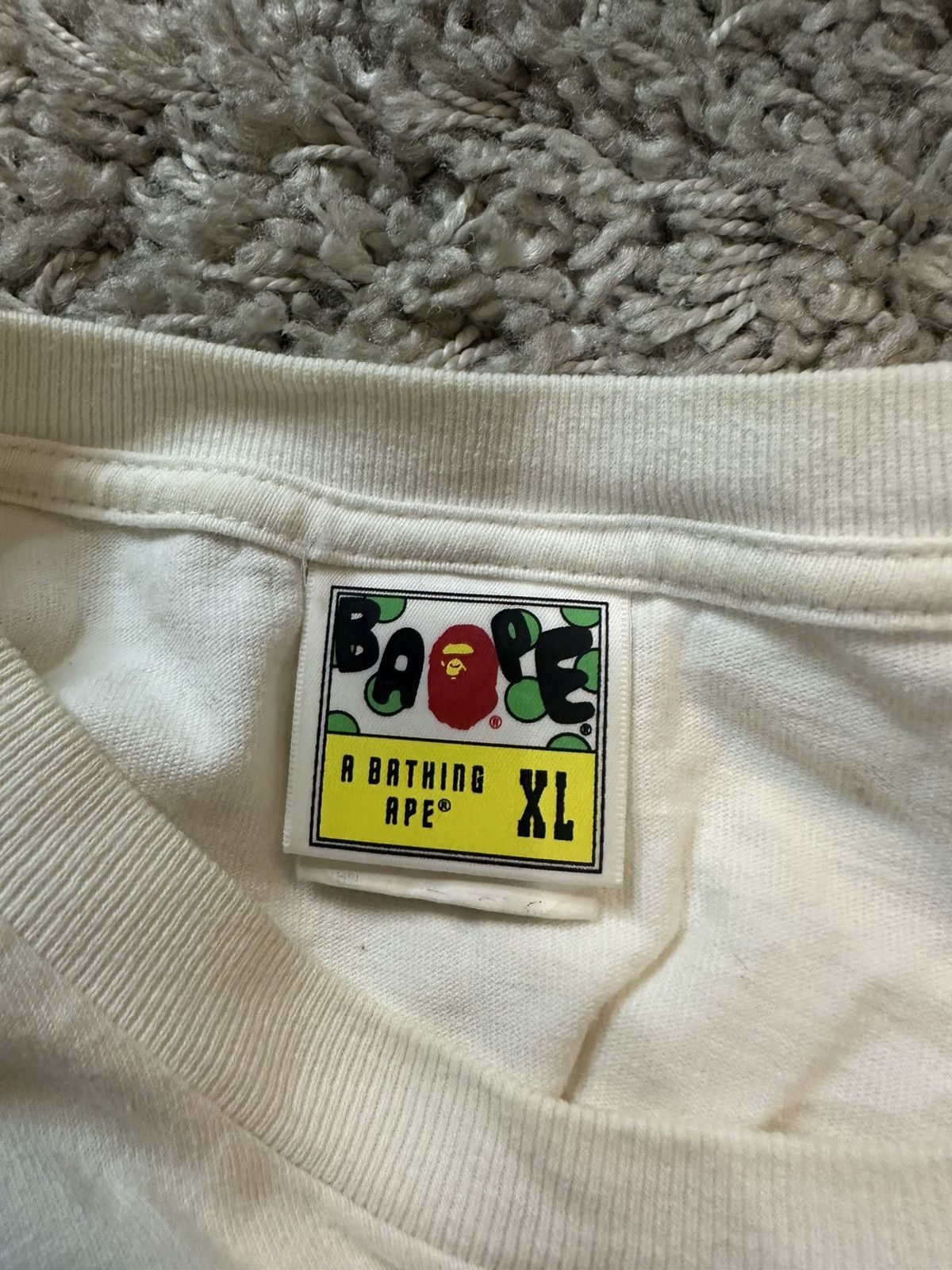 Bape Bape Shark White T-Shirt Size XL Size US XL / EU 56 / 4 - 6 Thumbnail