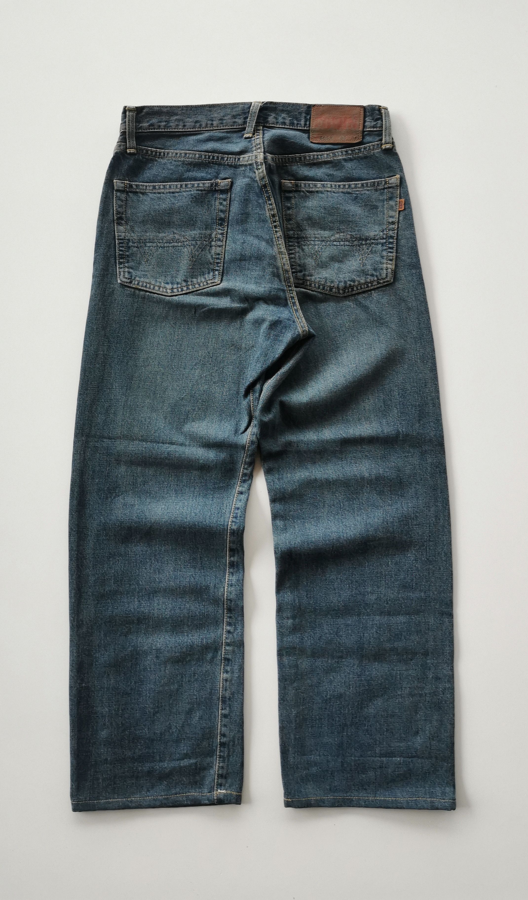 Edwin × If Six Was Nine × Le Grande Bleu (L.G.B.) Edwin 505X Selvedge denim jeans Size US 30 / EU 46 - 4 Thumbnail
